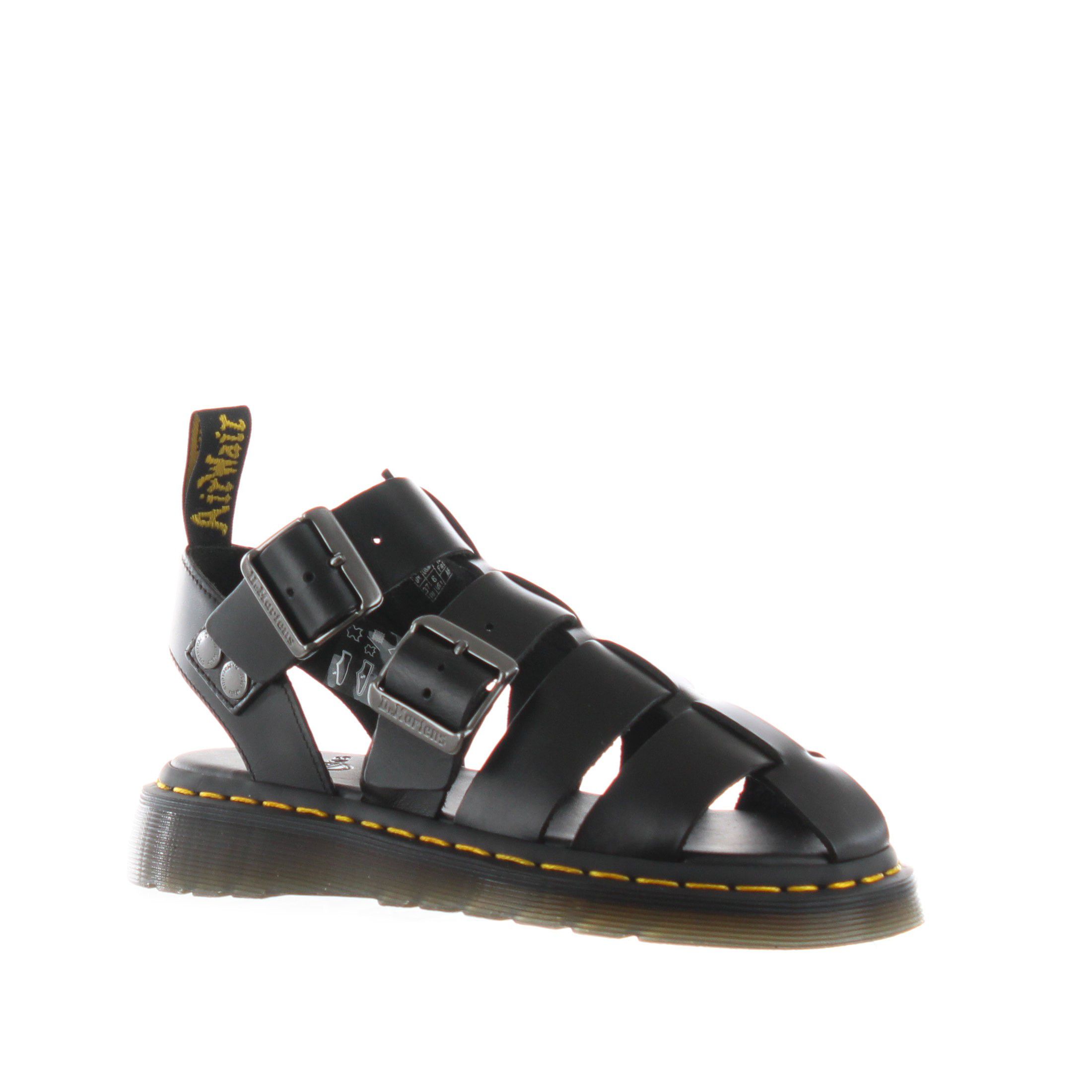 Dr. martens sandali garin in pelle con cinturini da donna