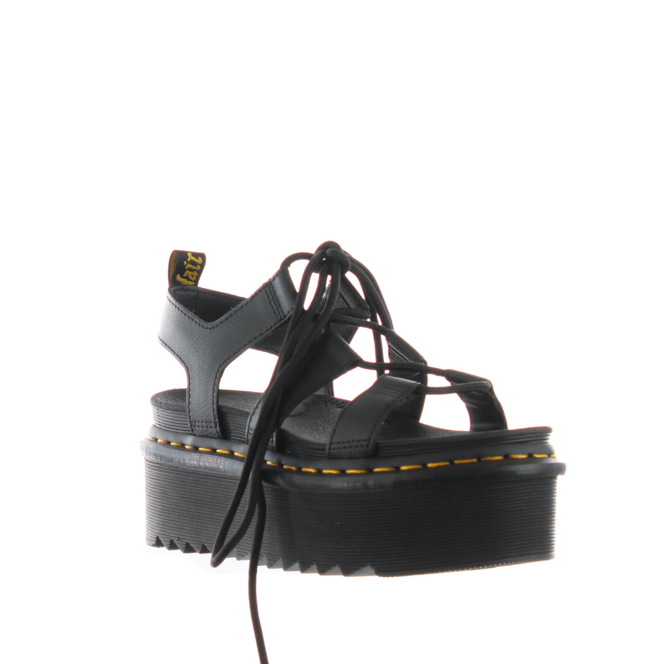 Dr. martens sandali nartilla in pelle stile gladiatore da donna