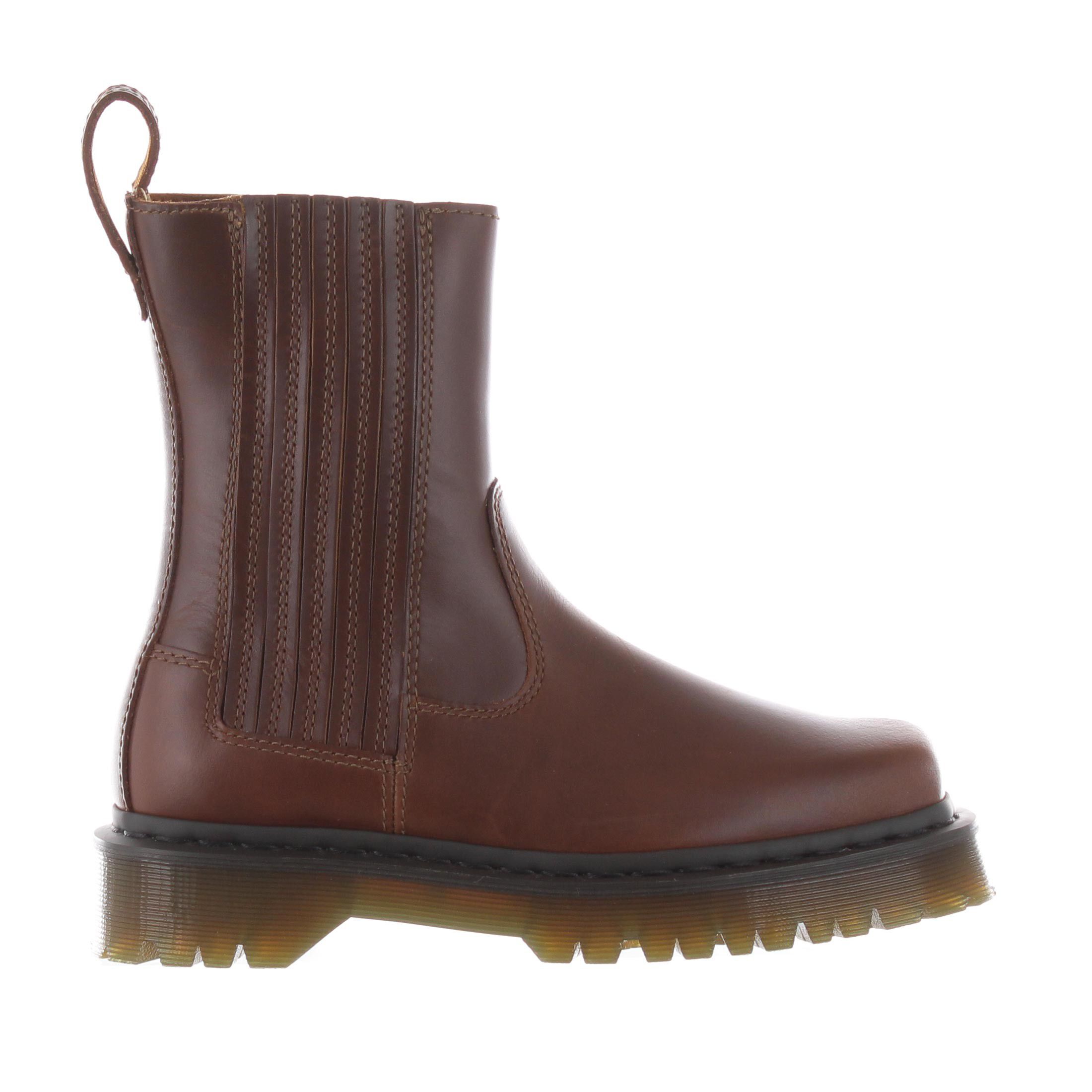 Dr. martens stivaletto amaayah lo butterscotch in pelle da donna