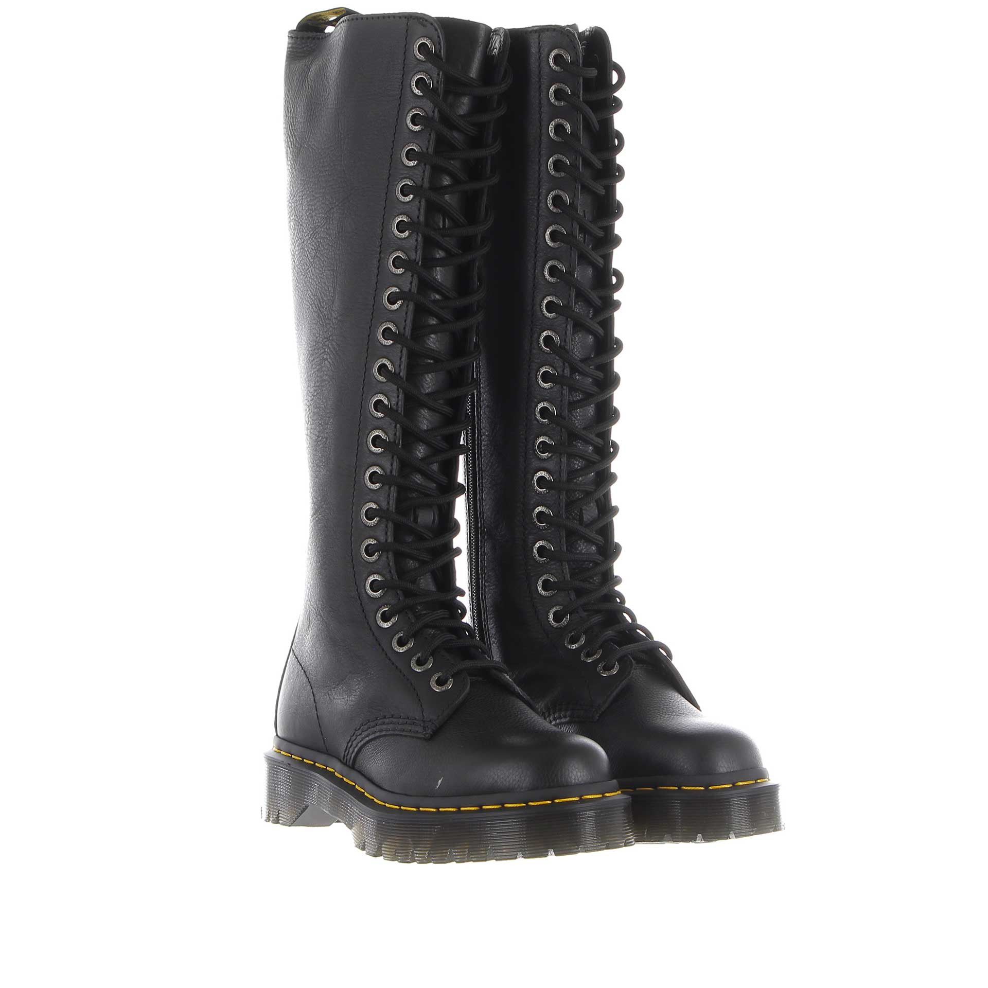 Dr. martens stivali alti di pelle 1b60 bex da donna