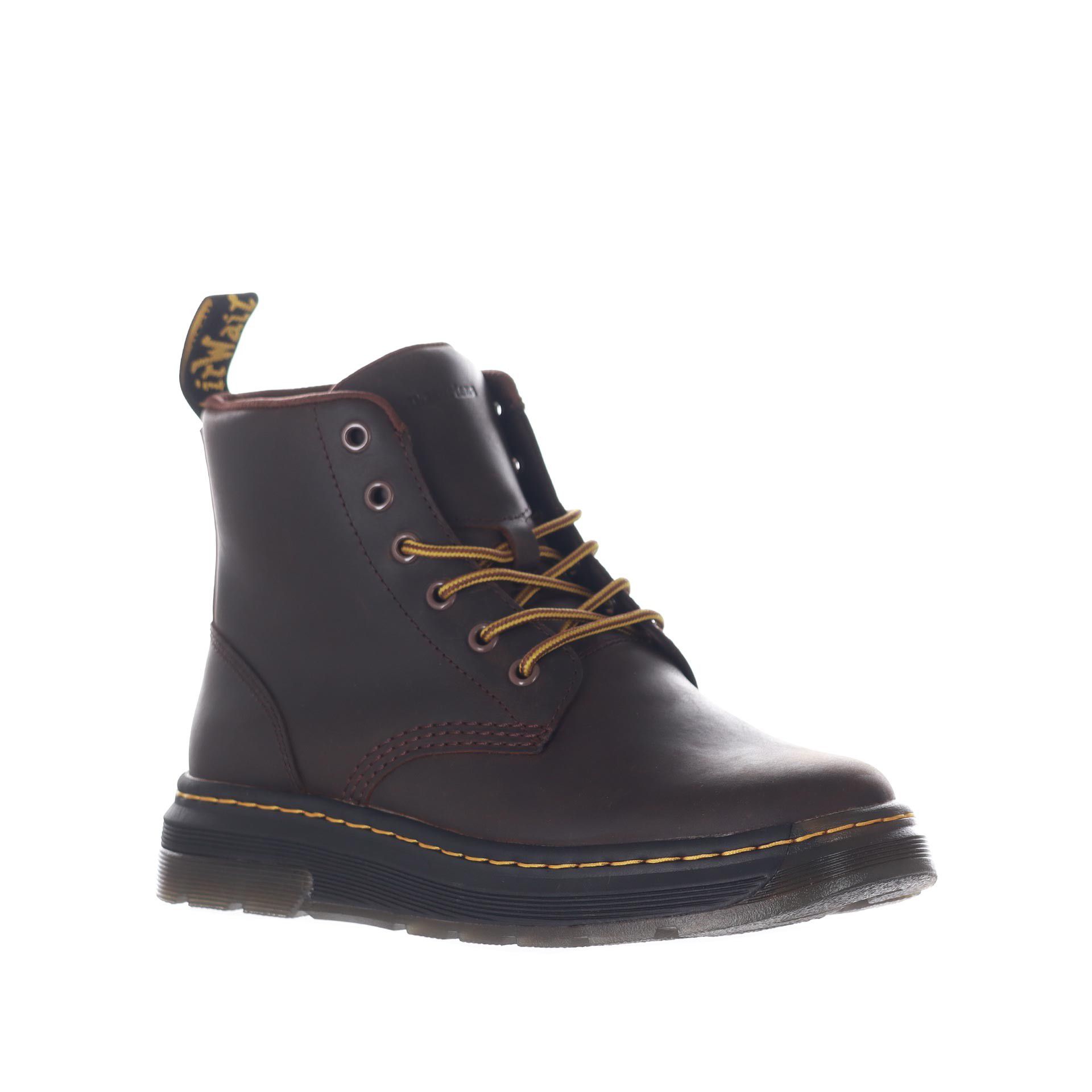 Dr. martens stivali crewson chukka in pelle crazy horse da uomo
