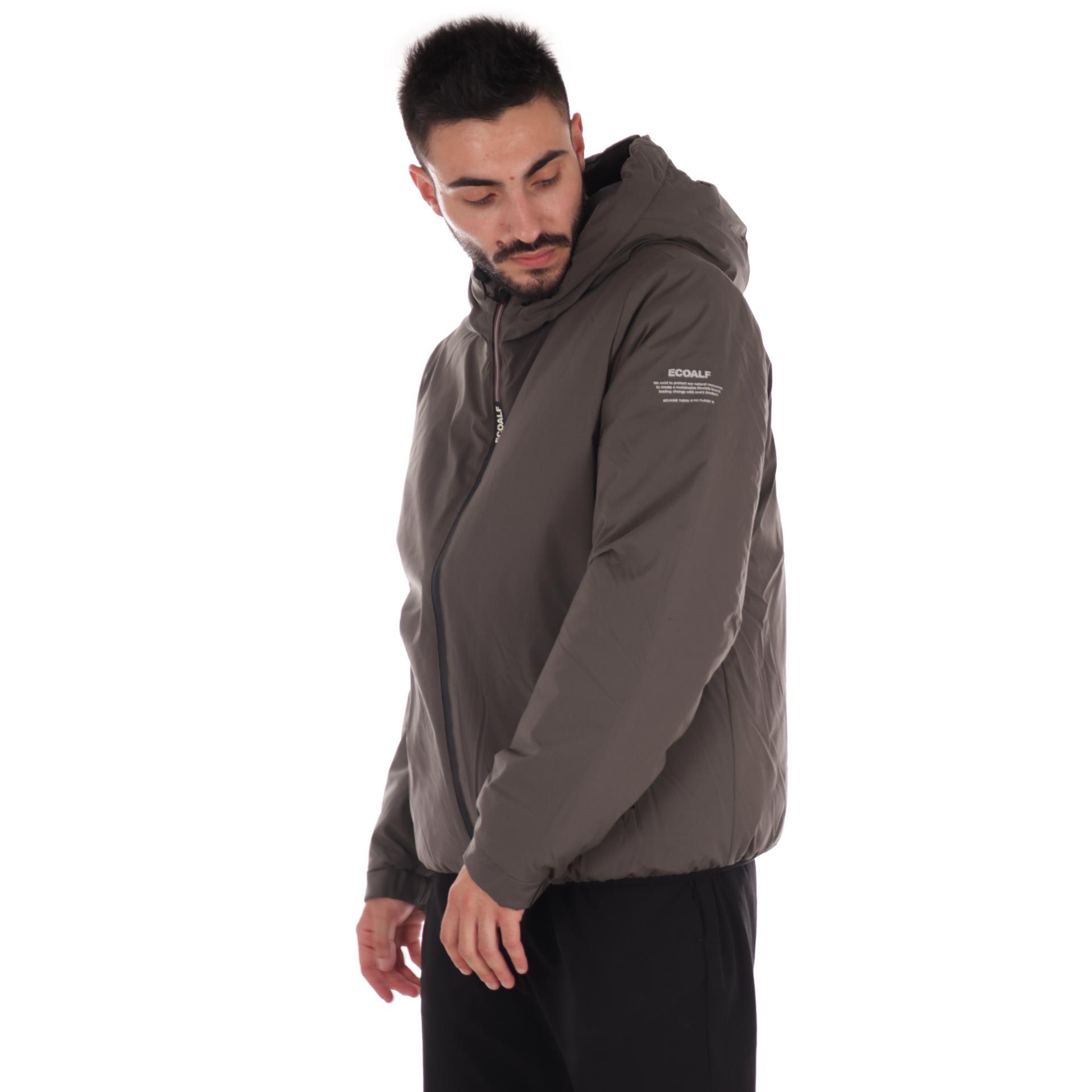 Ecoalf giacca cartes in poliestere riciclato da uomo