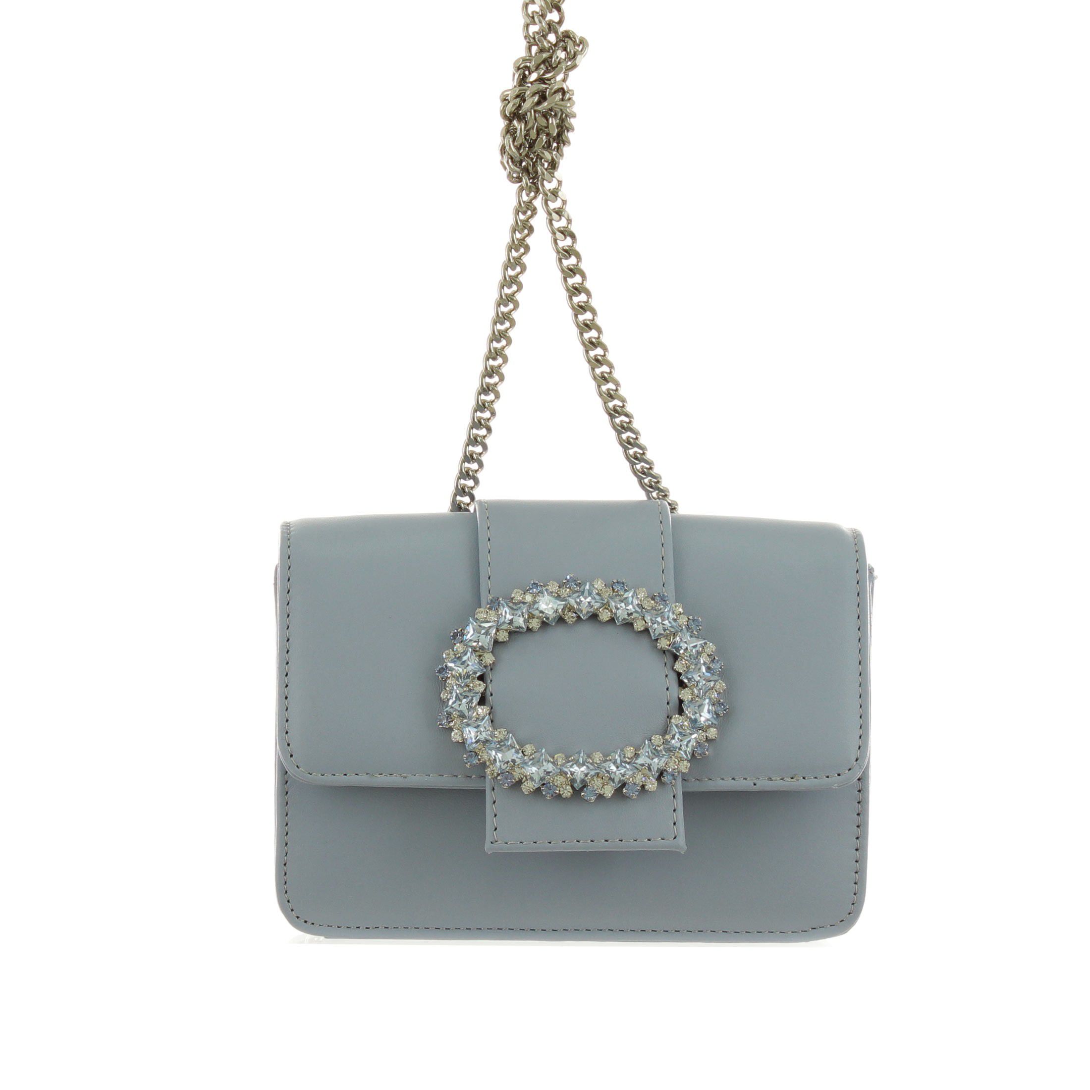 Emanuela caruso borsa  xeno small mezza patta in pelle da donna