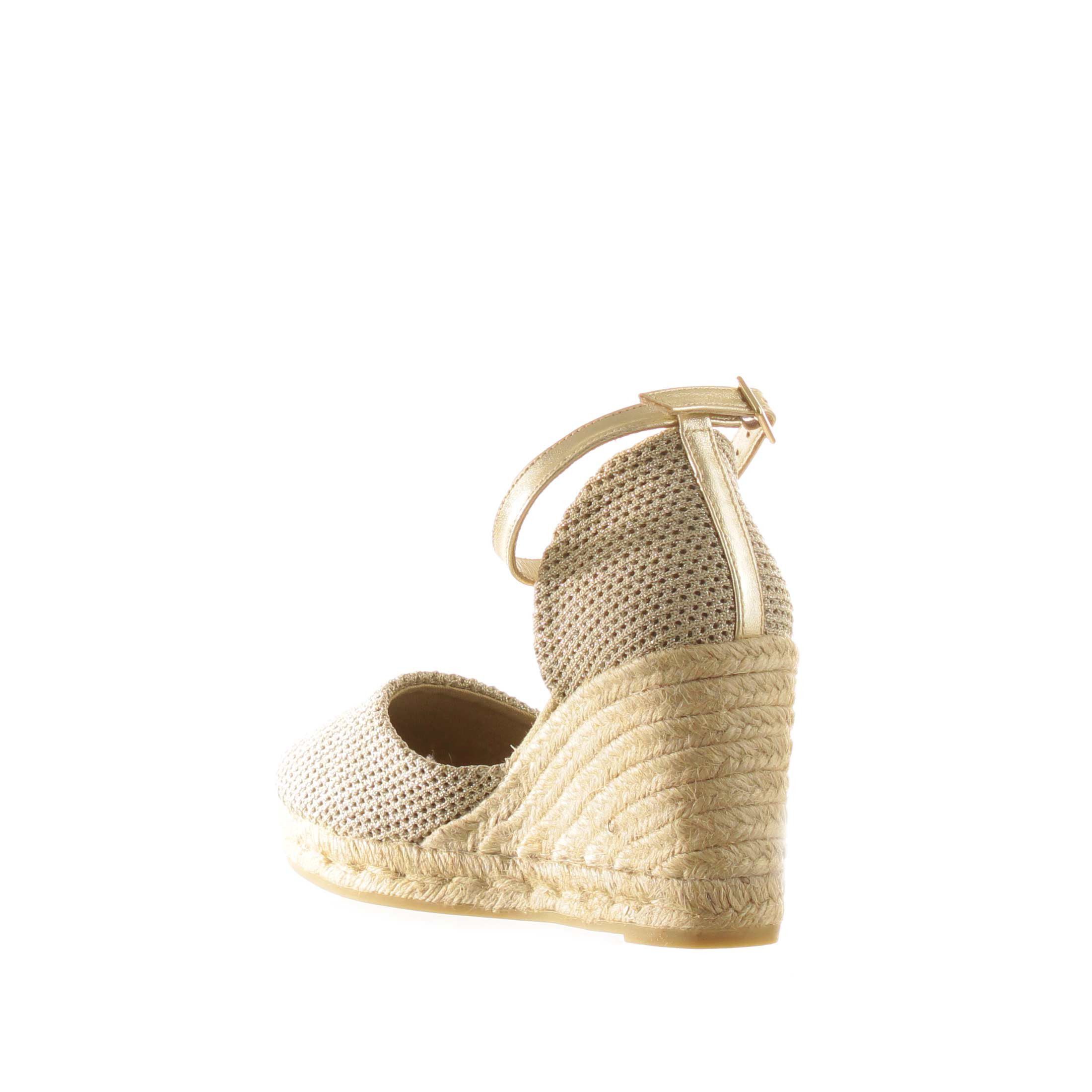 Espadrilles espadrilles cira knit in raffia lurex da donna