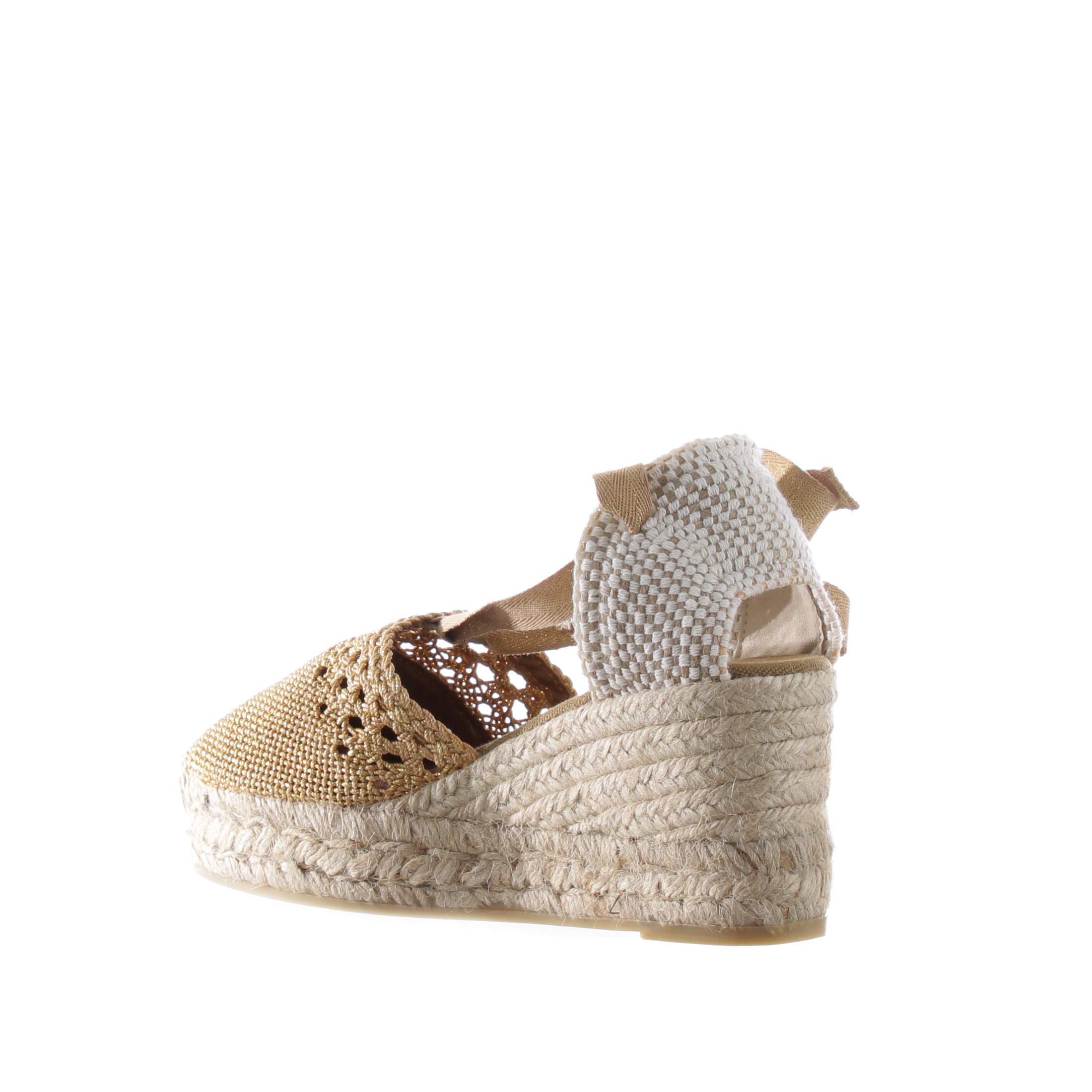 Espadrilles espadrilles valenciana arte in tessuto lurex da donna