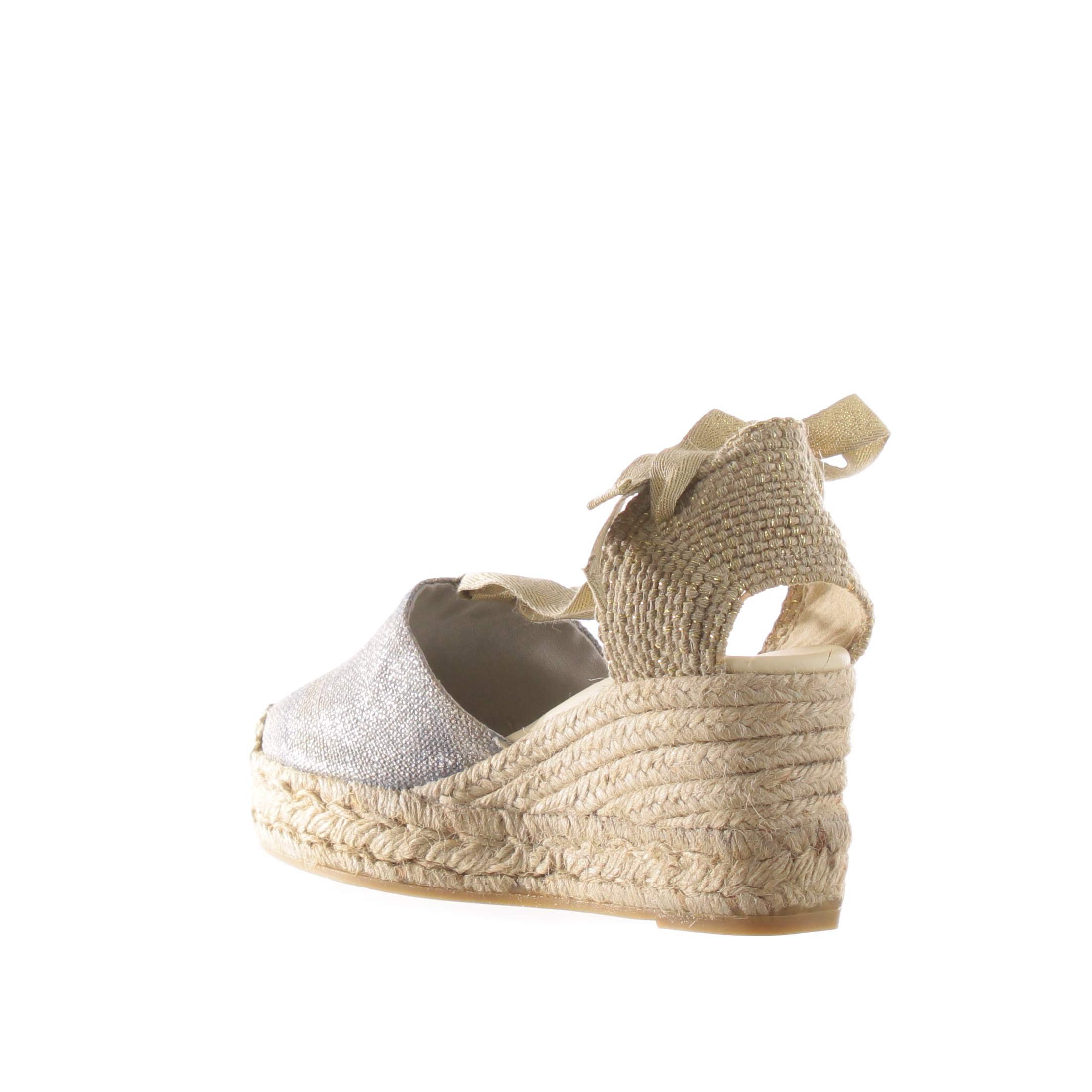 Espadrilles espadrilles valenciana kaome in tessuto lurex da donna