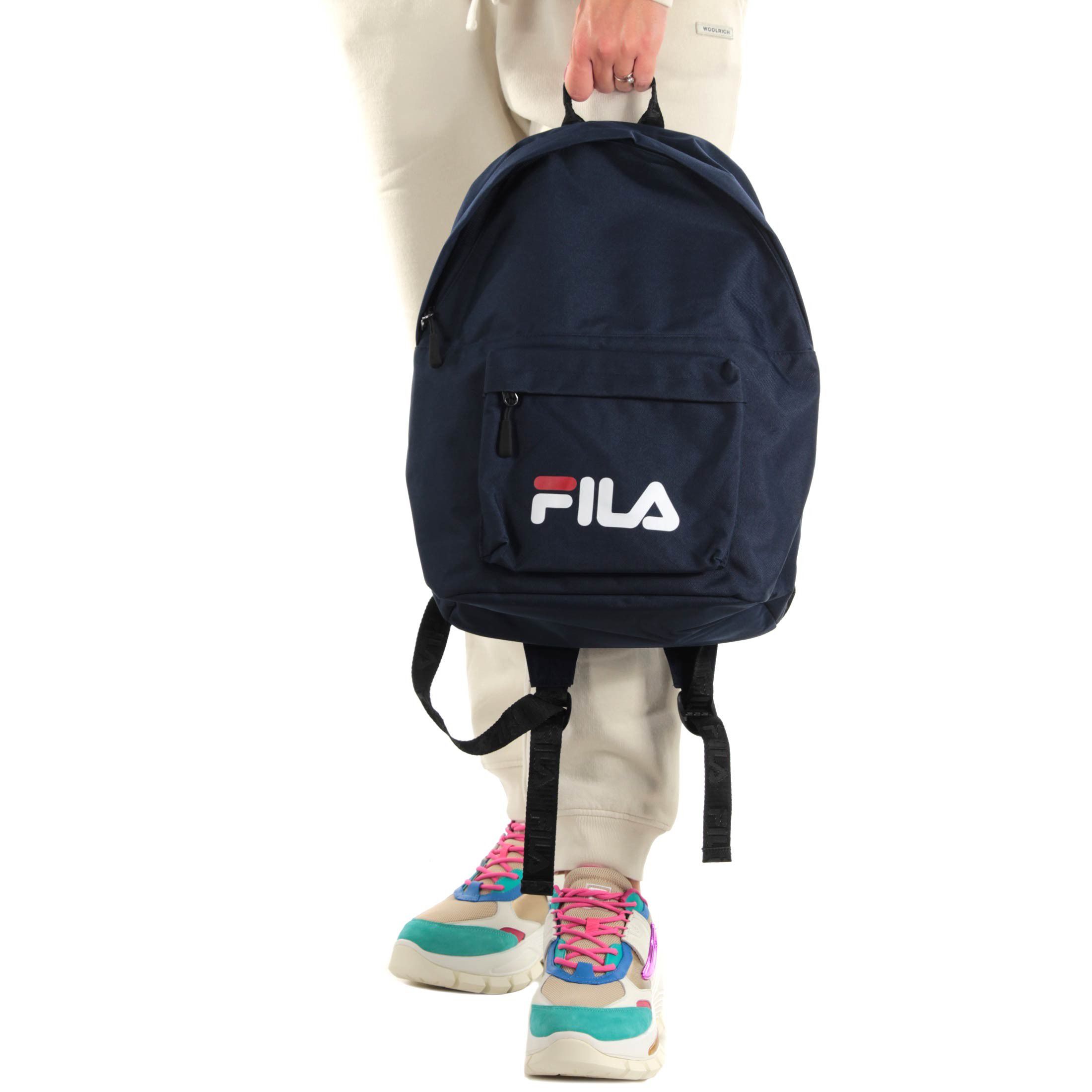 Fila zaino con tasca frontale e logo da donna