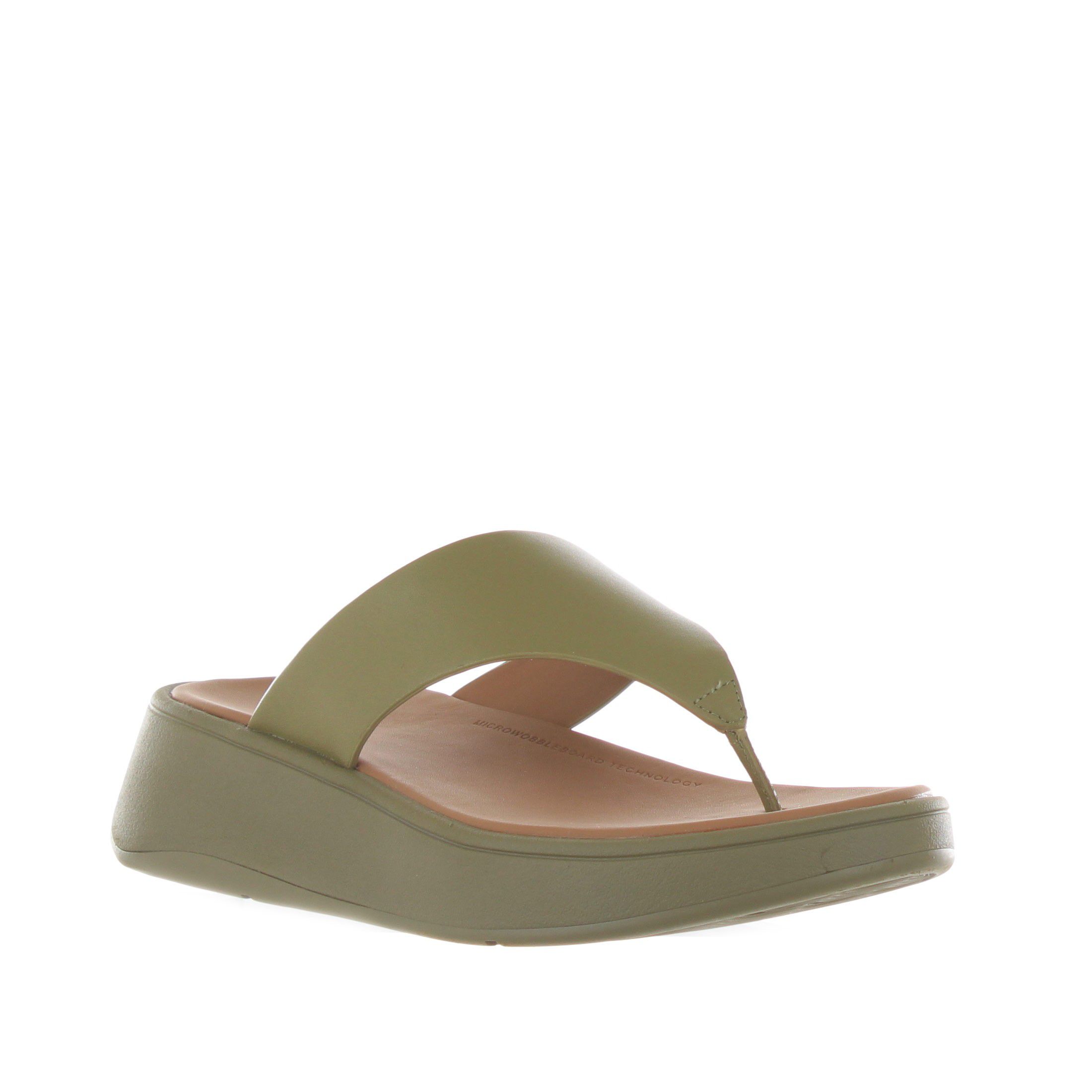 Fitflop sandalo infradito f-mode in pelle da donna