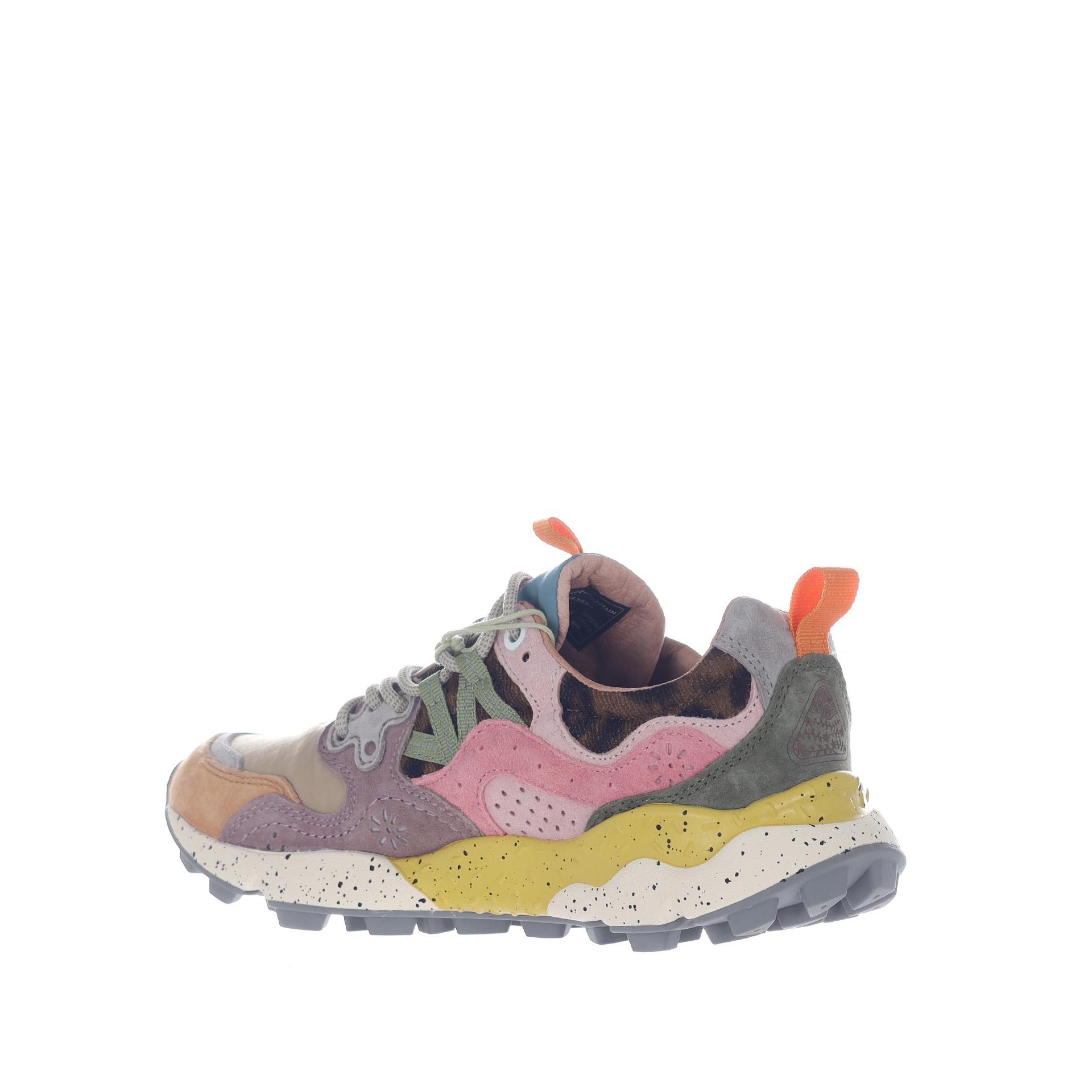 Flower mountain sneaker yamano 3 in suede e nylon da donna