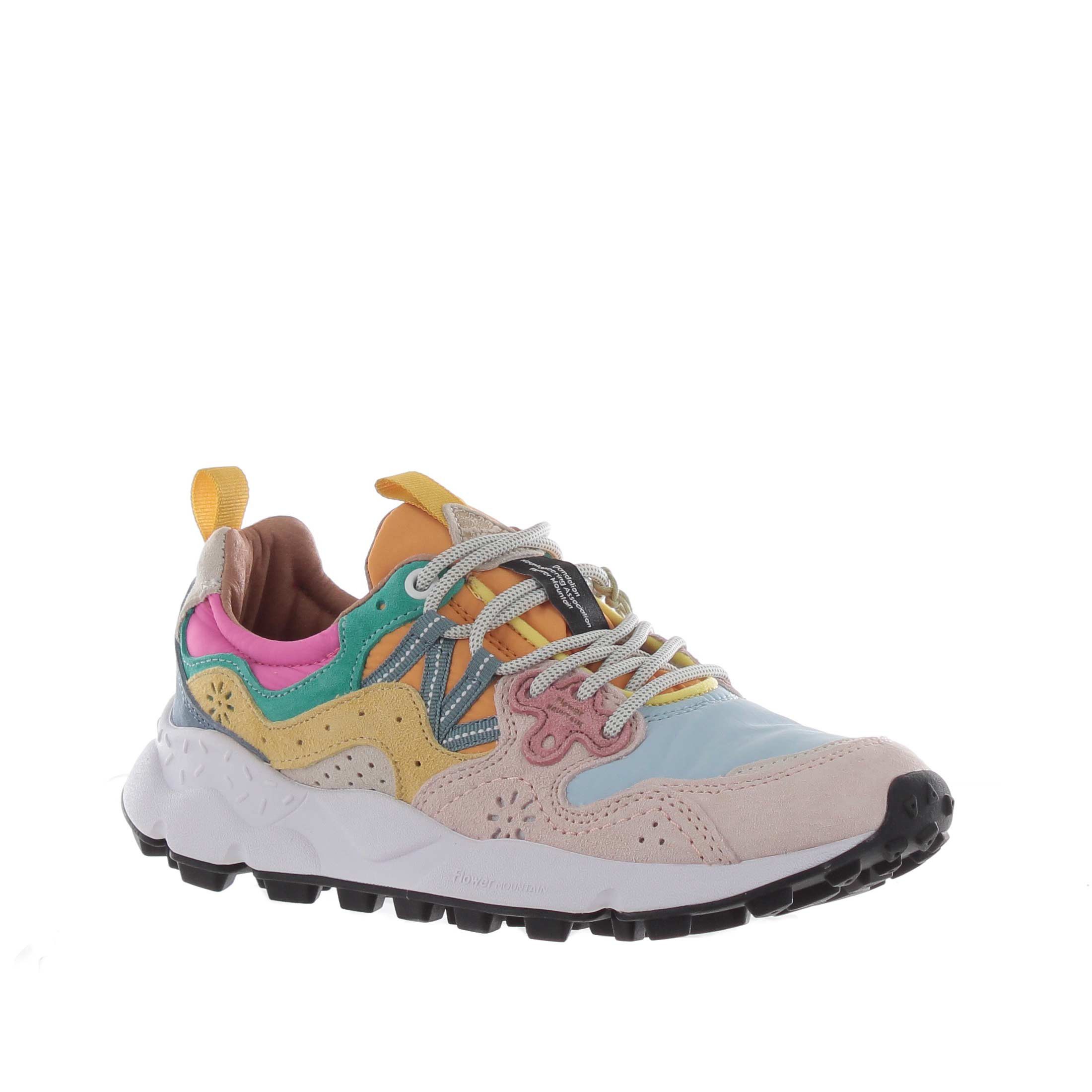 Flower mountain sneaker yamano 3 in suede e nylon da donna