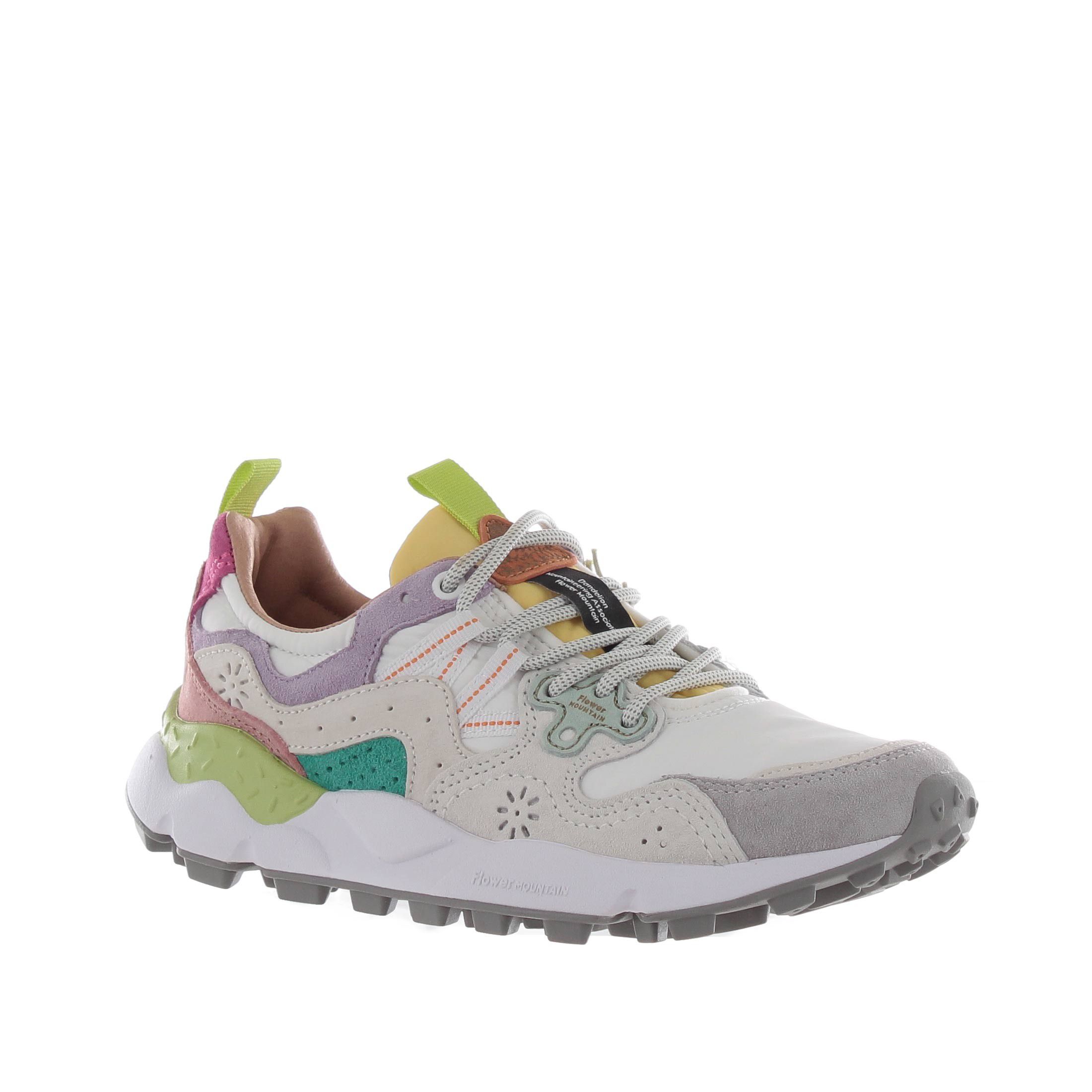 Flower mountain sneaker yamano 3 in suede e nylon da donna