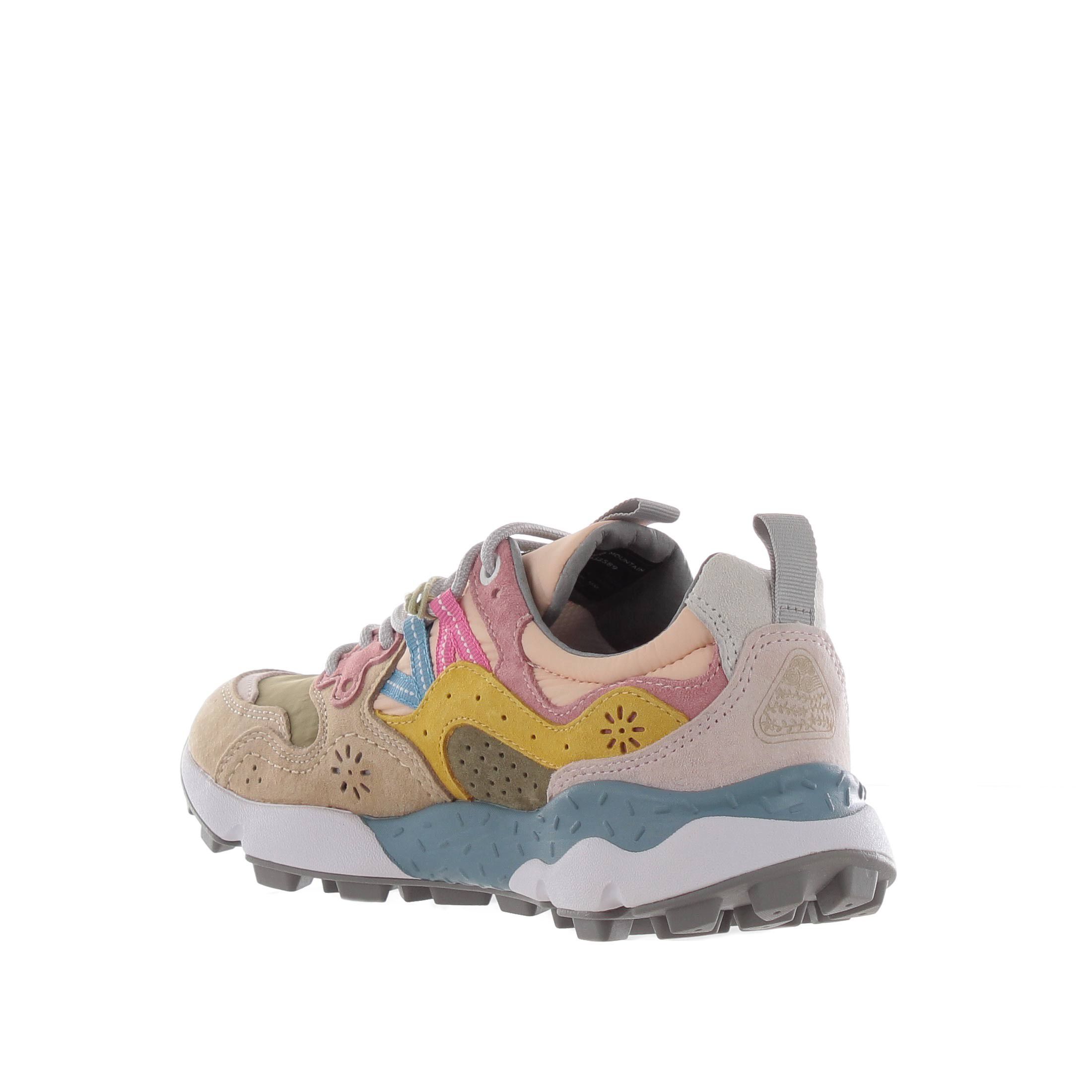 Flower mountain sneaker yamano 3 in suede e nylon da donna