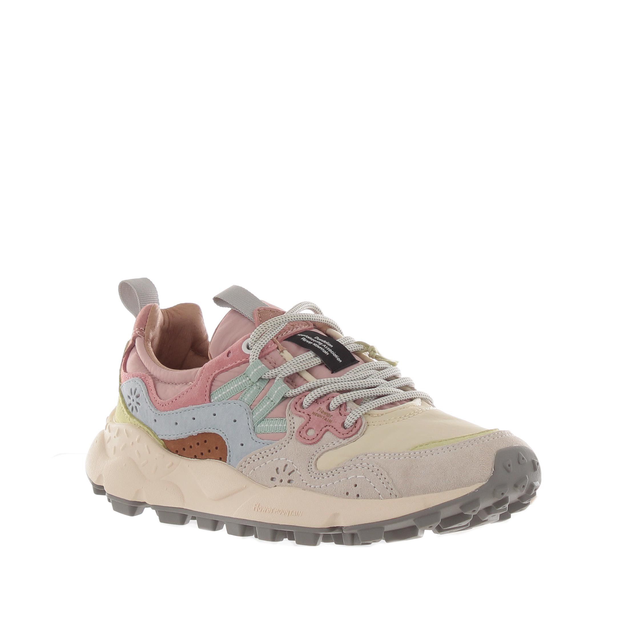 Flower mountain sneaker yamano 3 in suede e nylon da donna