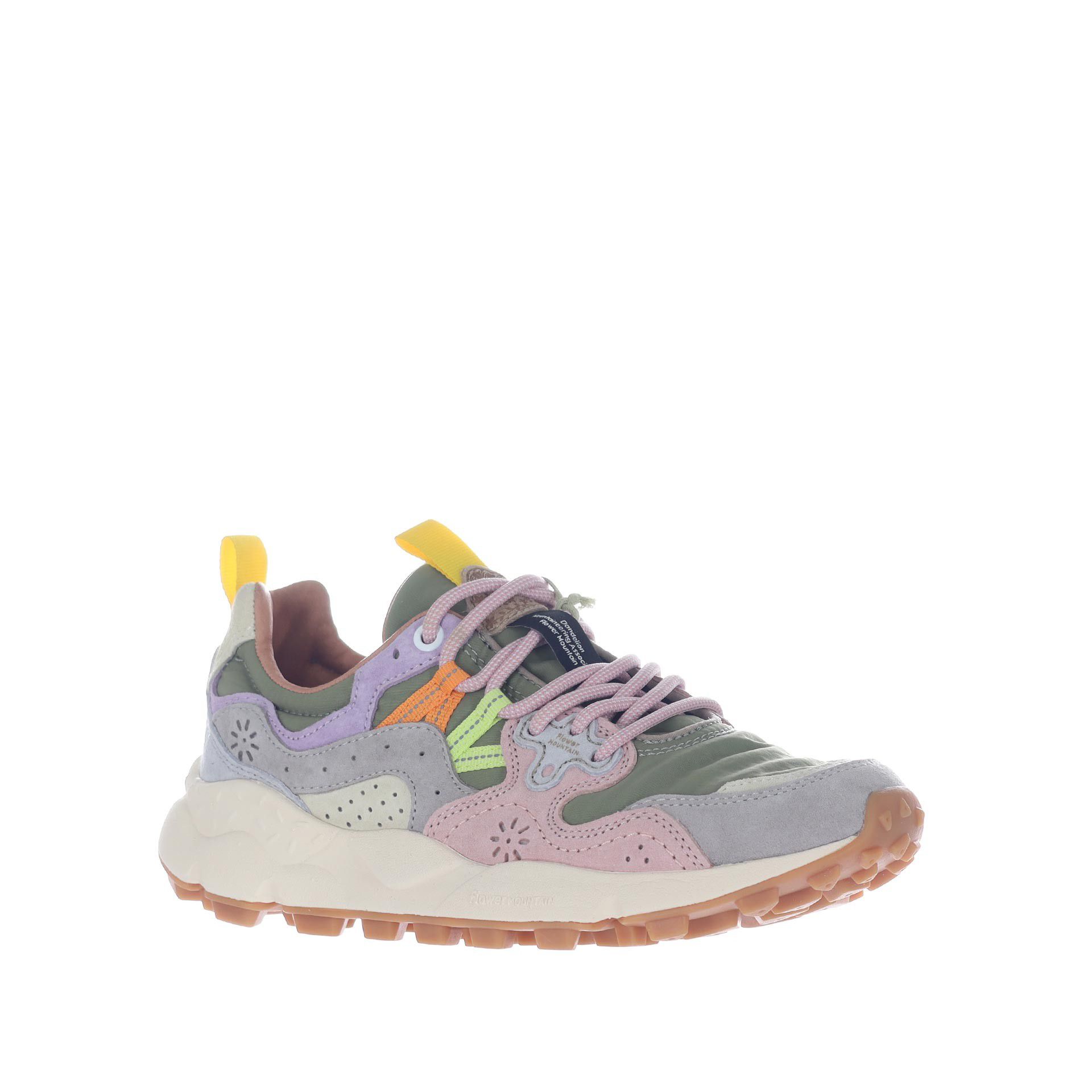 Flower mountain sneaker yamano 3 in suede e nylon da donna