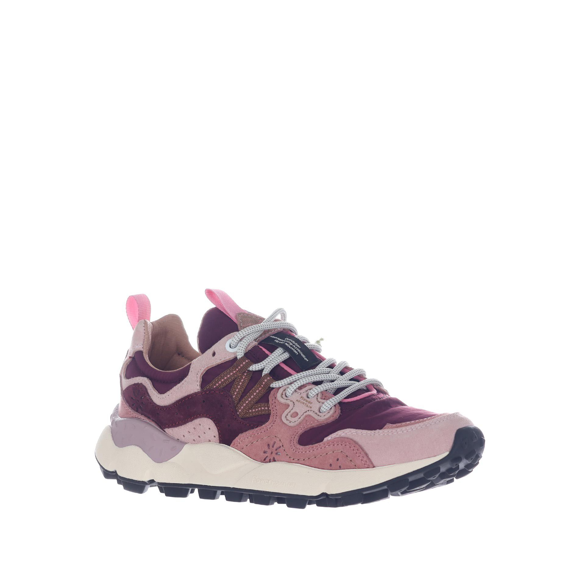 Flower mountain sneaker yamano 3 in suede e nylon da donna