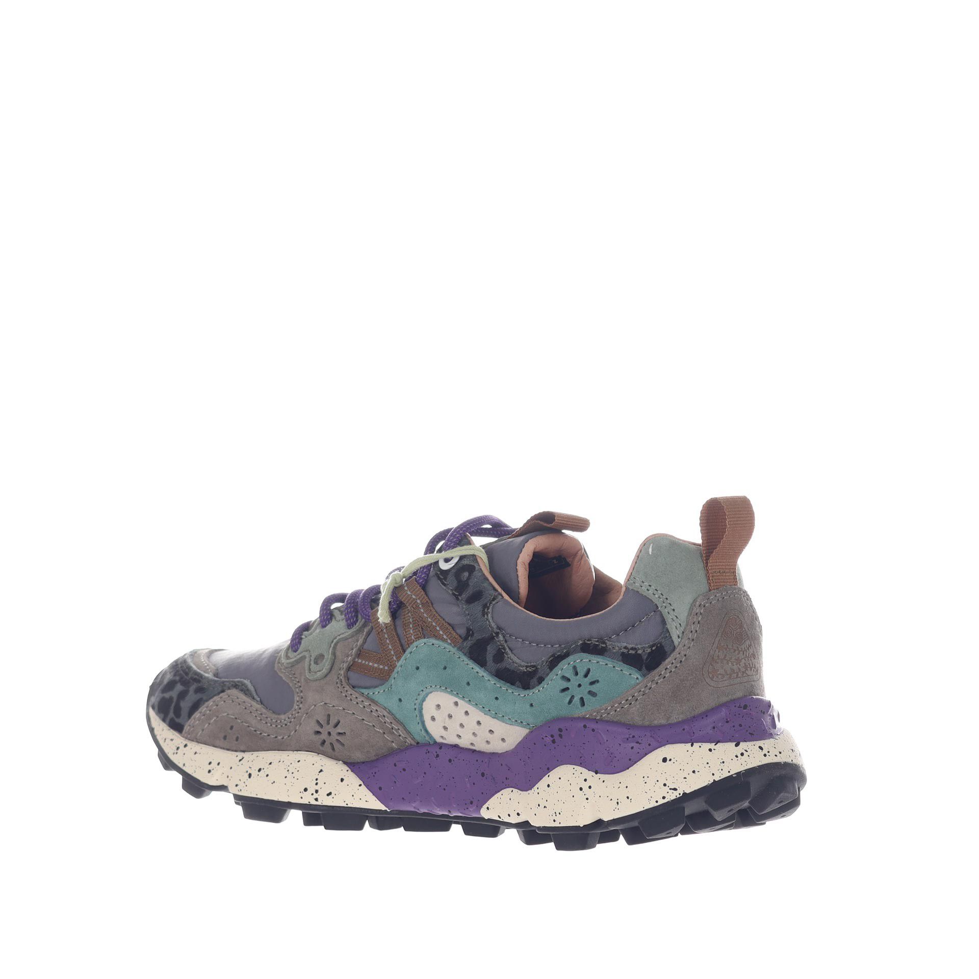 Flower mountain sneaker yamano 3 in suede e nylon da donna