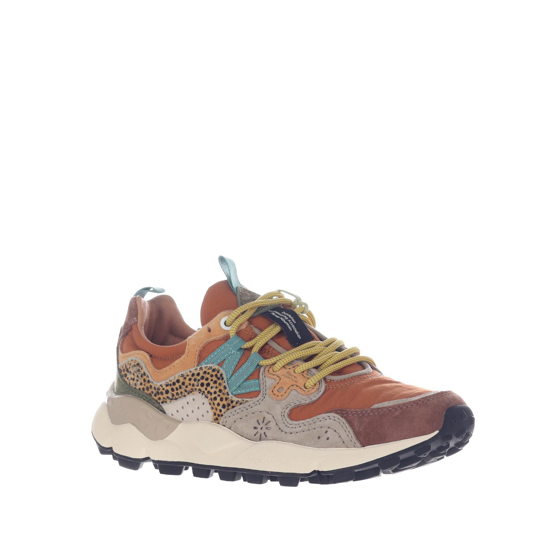 Flower mountain sneaker yamano 3 in suede e nylon da donna