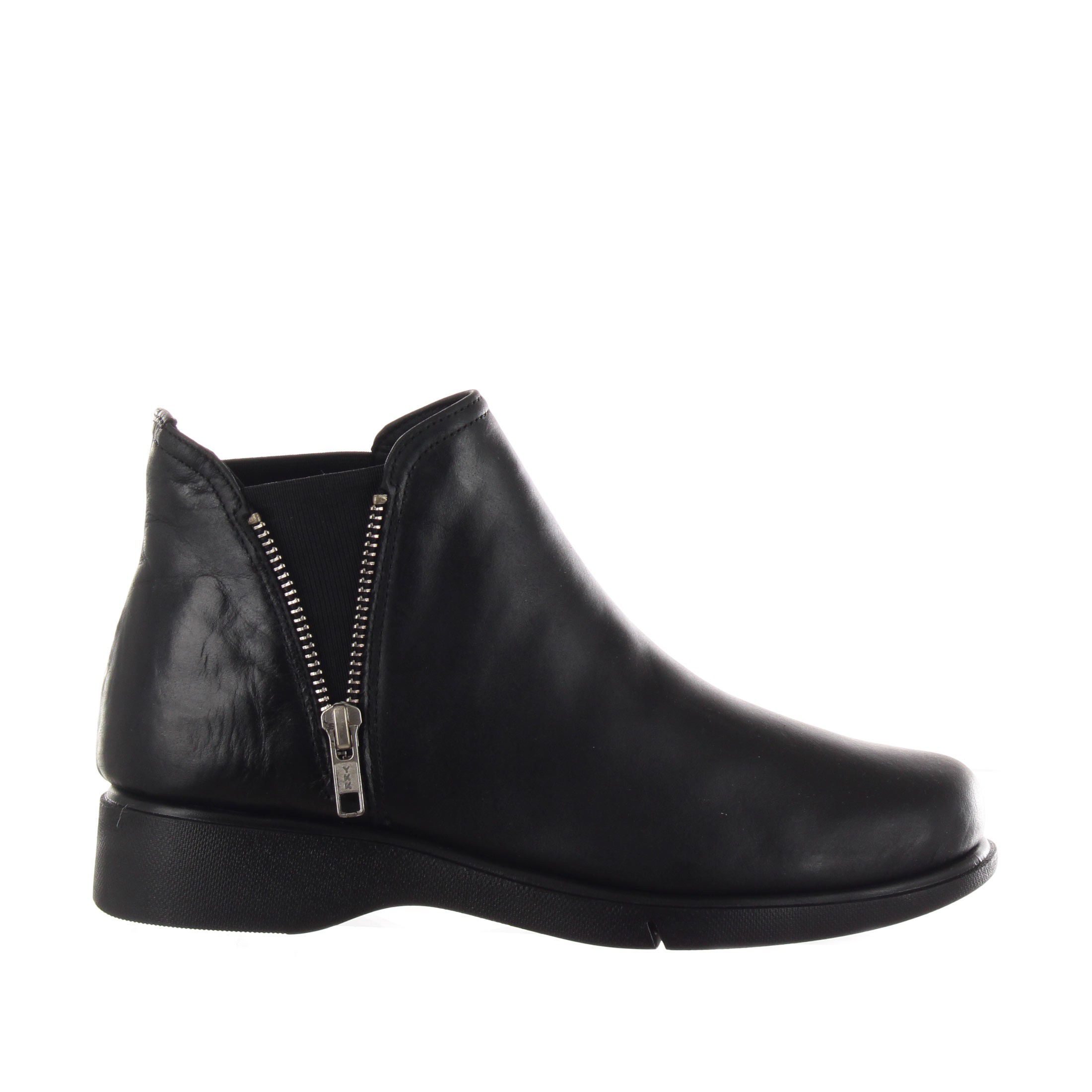 Frau beatles comfort in pelle con zip decorativa da donna