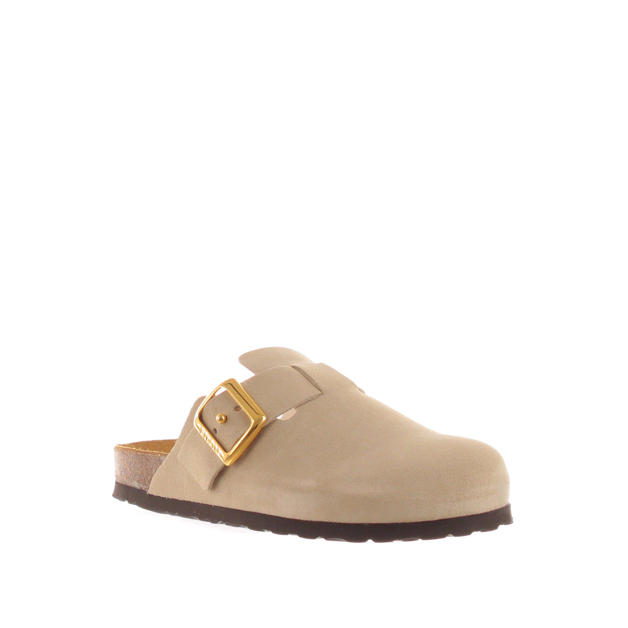 Sabot in pelle scamosciata