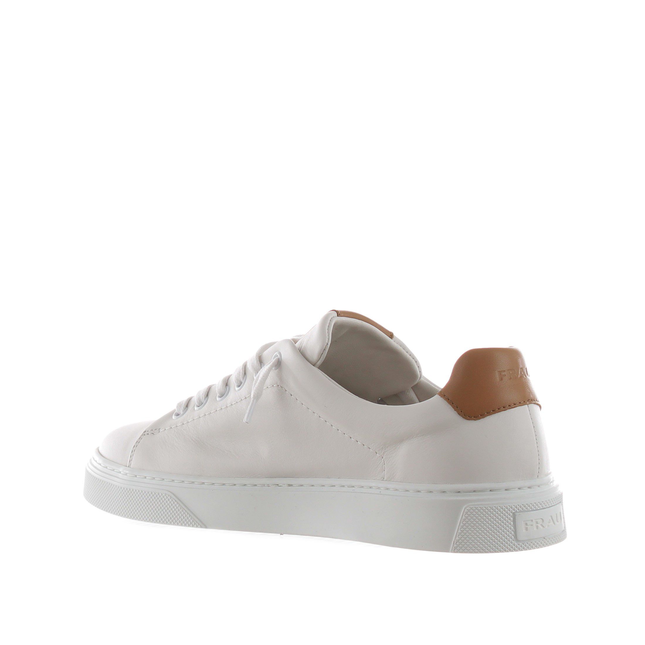 Frau sneaker in pelle con tallone a contrasto da uomo