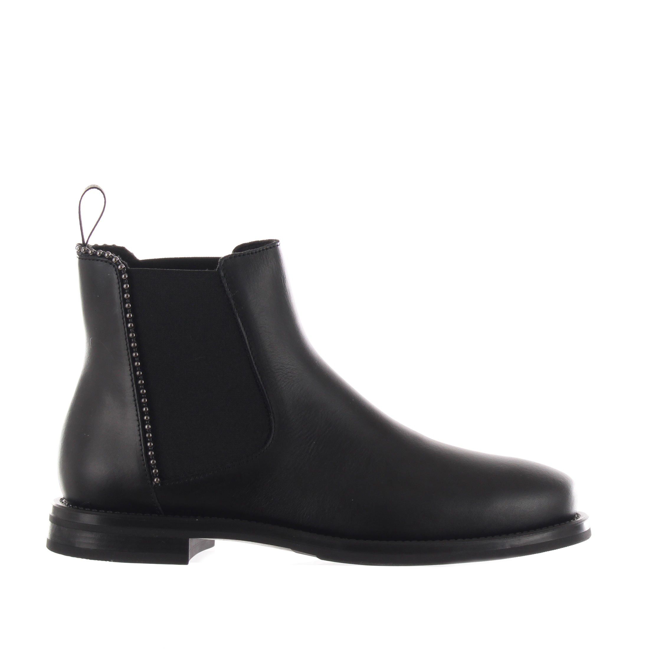 Frau stivaletto beatles in pelle con borchie da donna