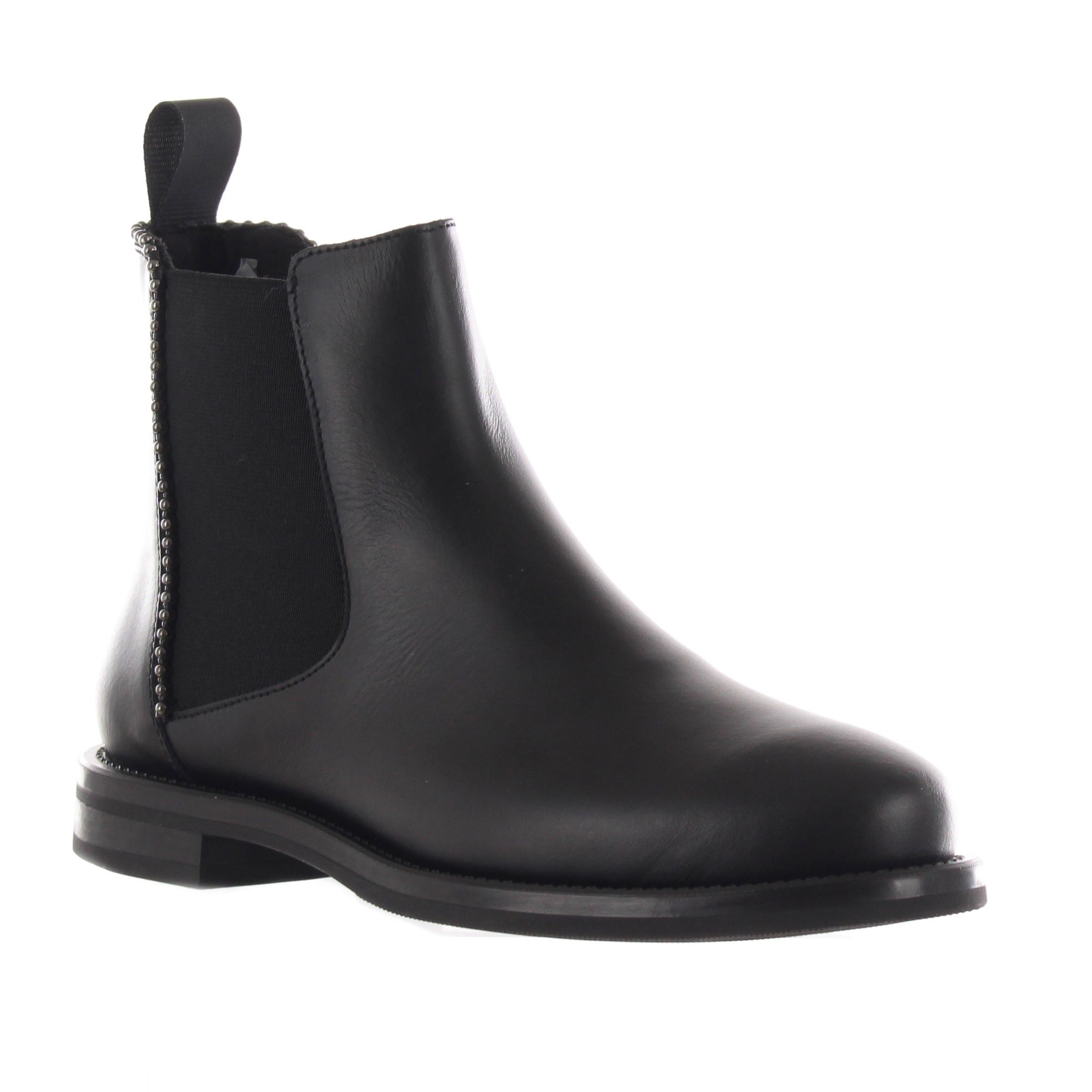Frau stivaletto beatles in pelle con borchie da donna