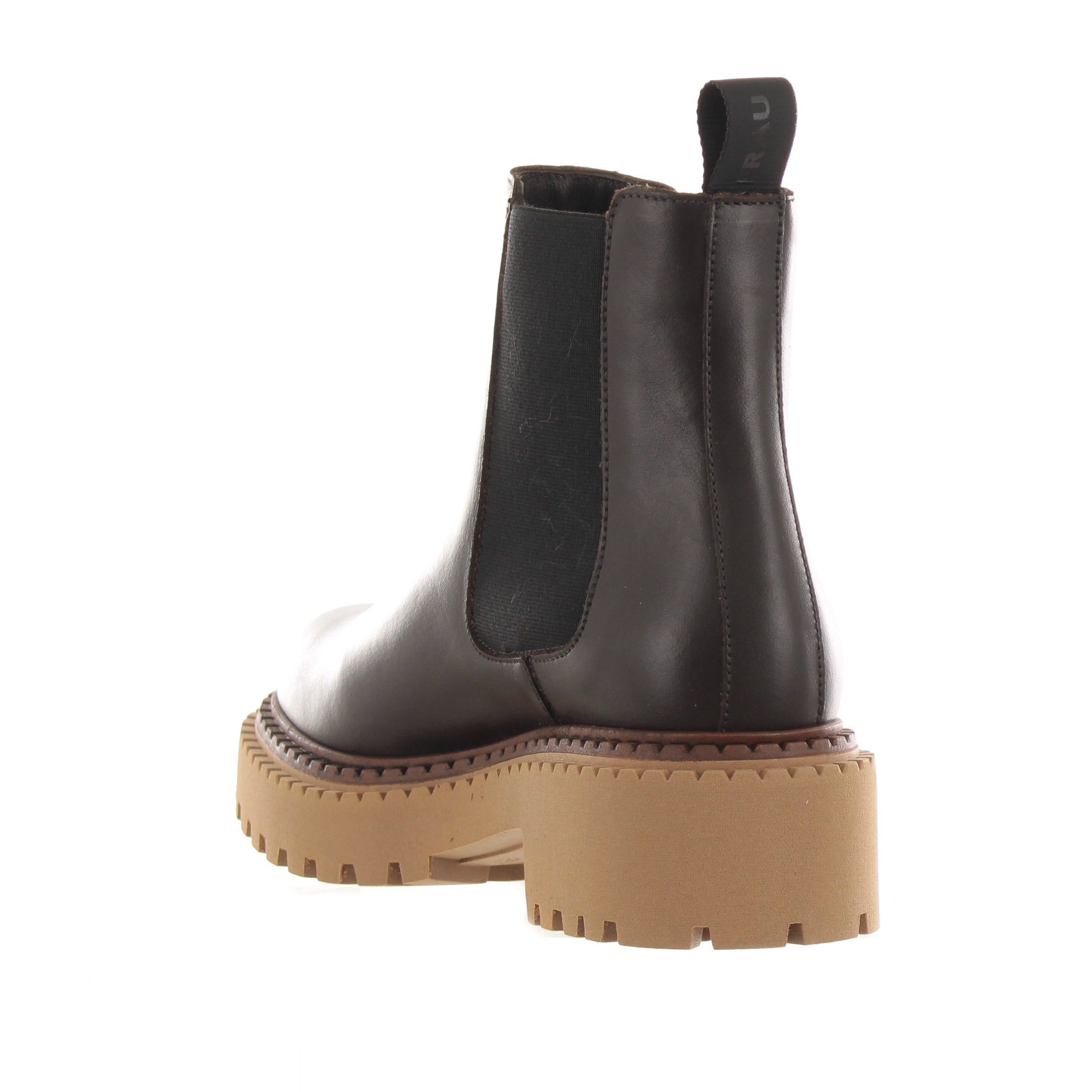 Frau stivaletto beatles in pelle con doppio guardolo da donna