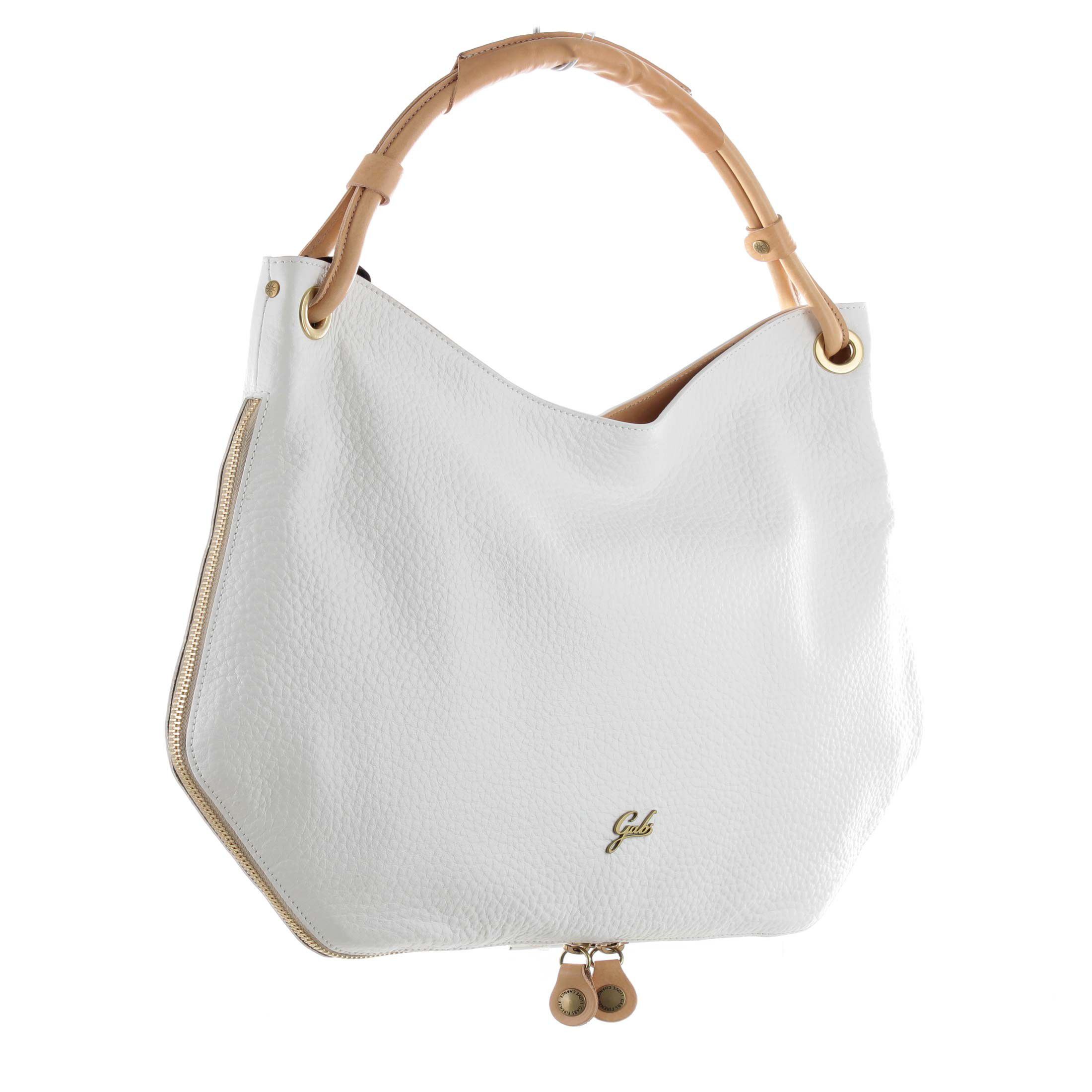 Borsa a spalla aisha l in pelle martellata