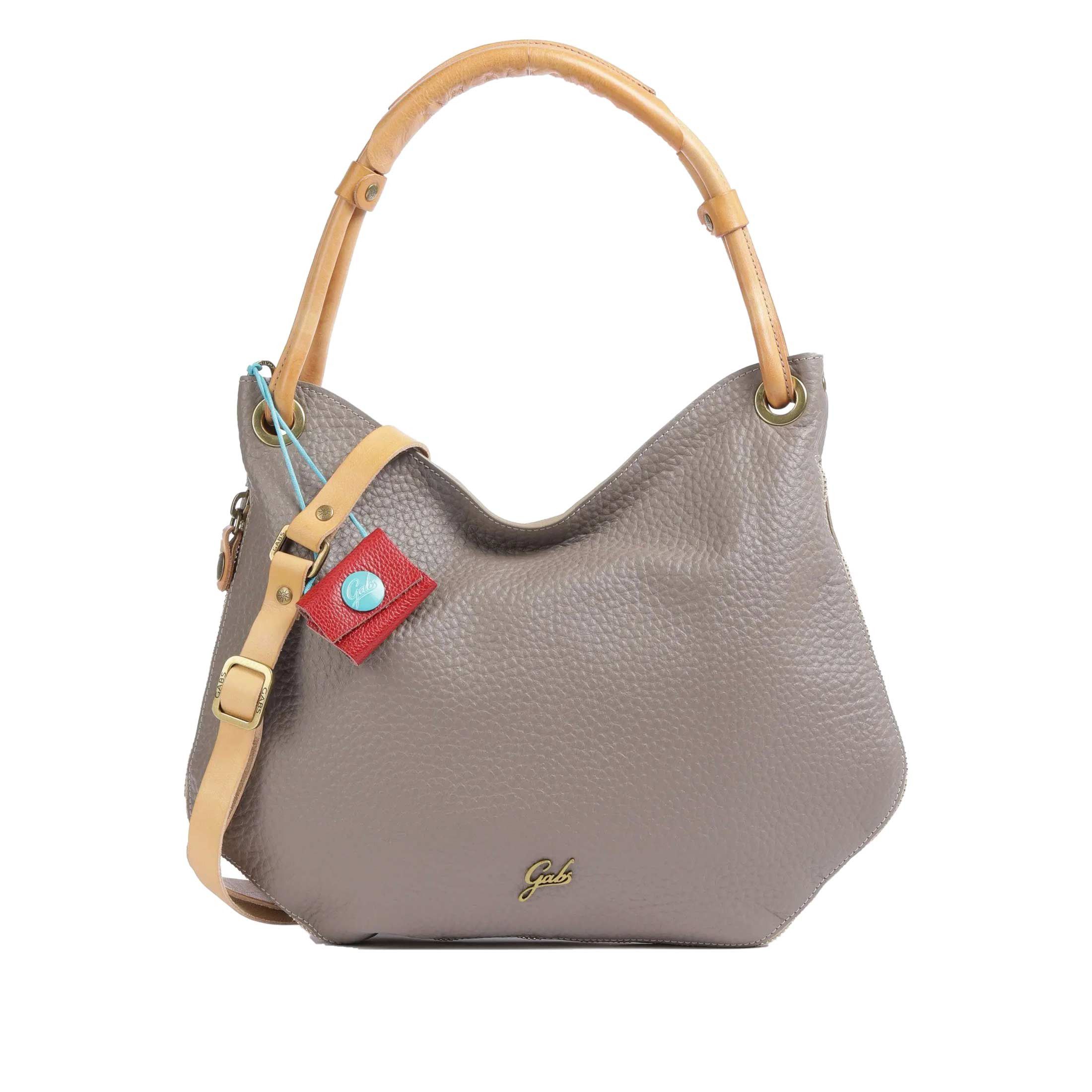 Gabs borsa a spalla aisha m in pelle martellata da donna