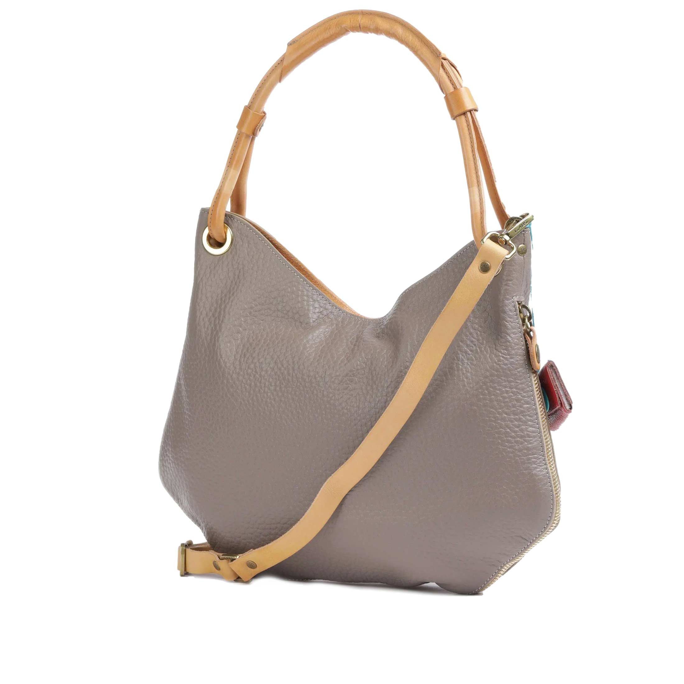 Gabs borsa a spalla aisha m in pelle martellata da donna