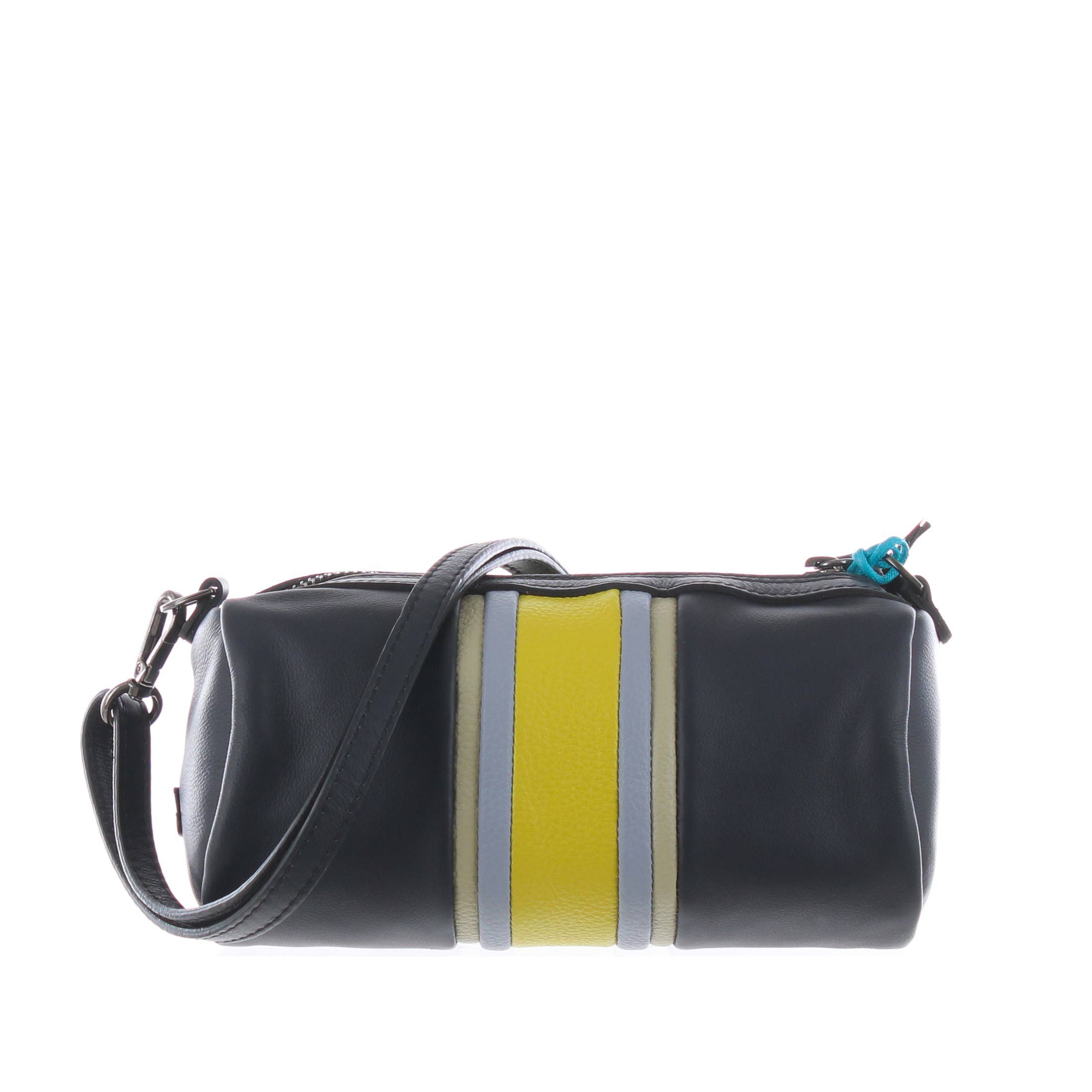 Gabs pochette mallow s in pelle con banda a contrasto da donna