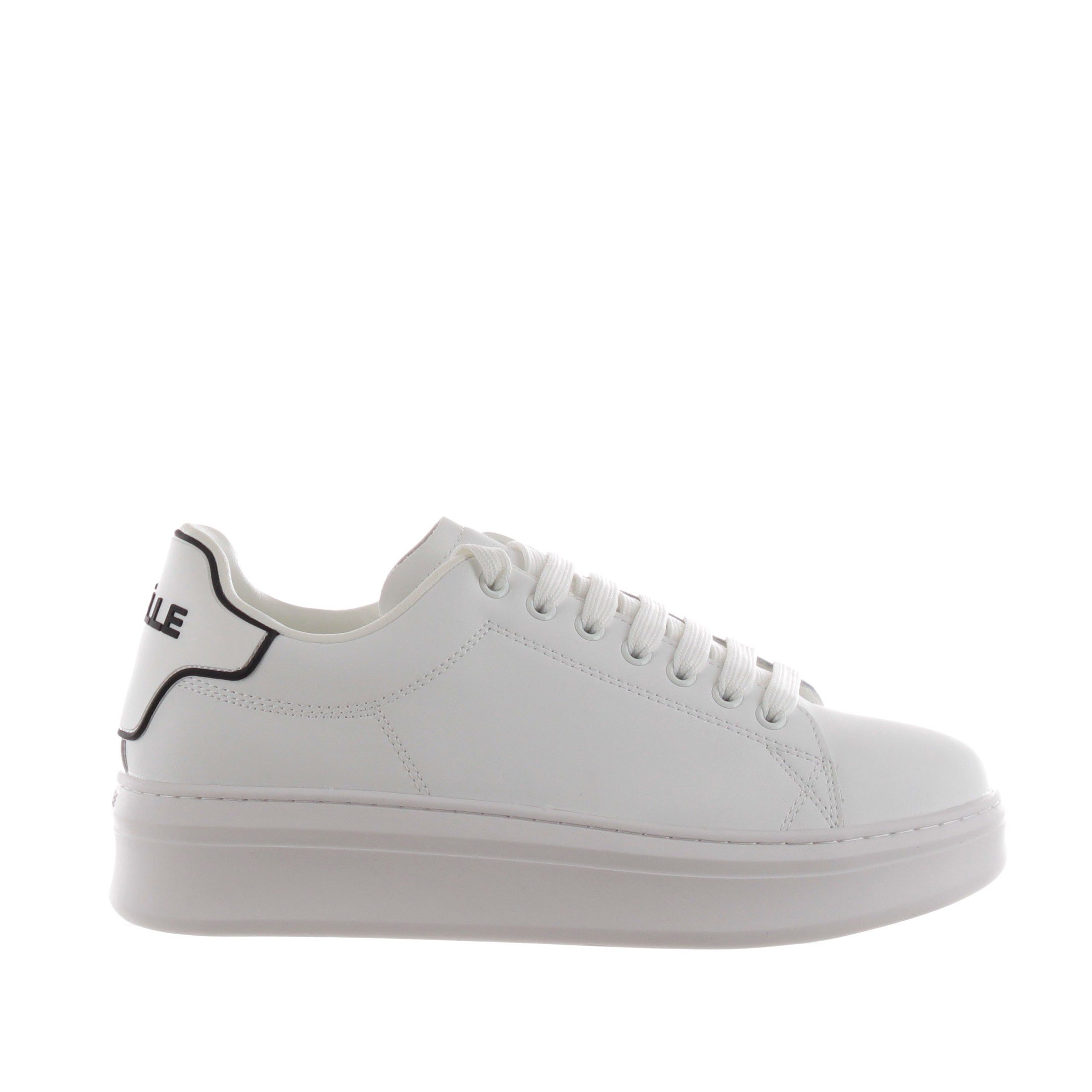 Gaëlle paris sneaker addict con patch rubber in ecopelle da uomo