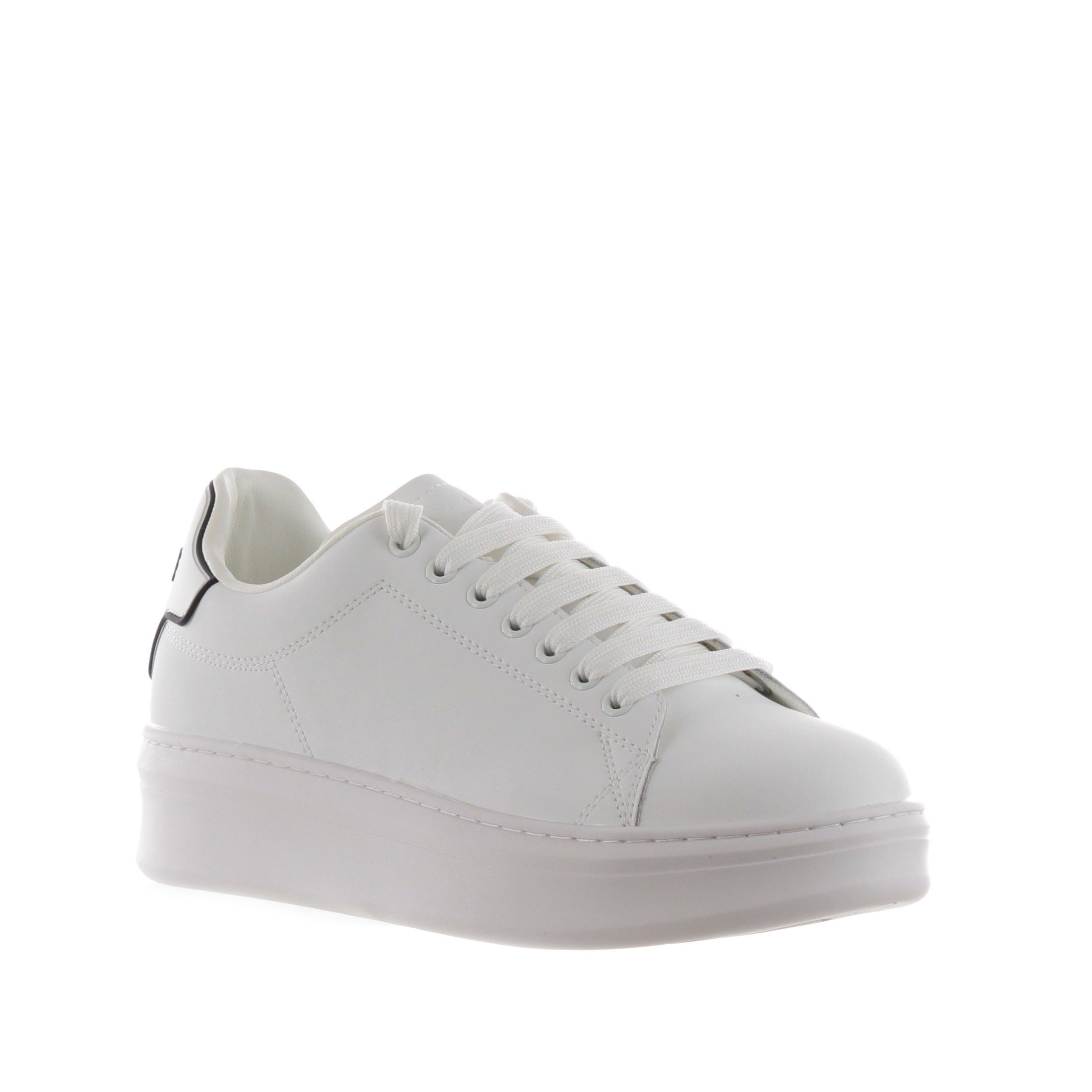 Gaëlle paris sneaker addict con patch rubber in ecopelle da uomo