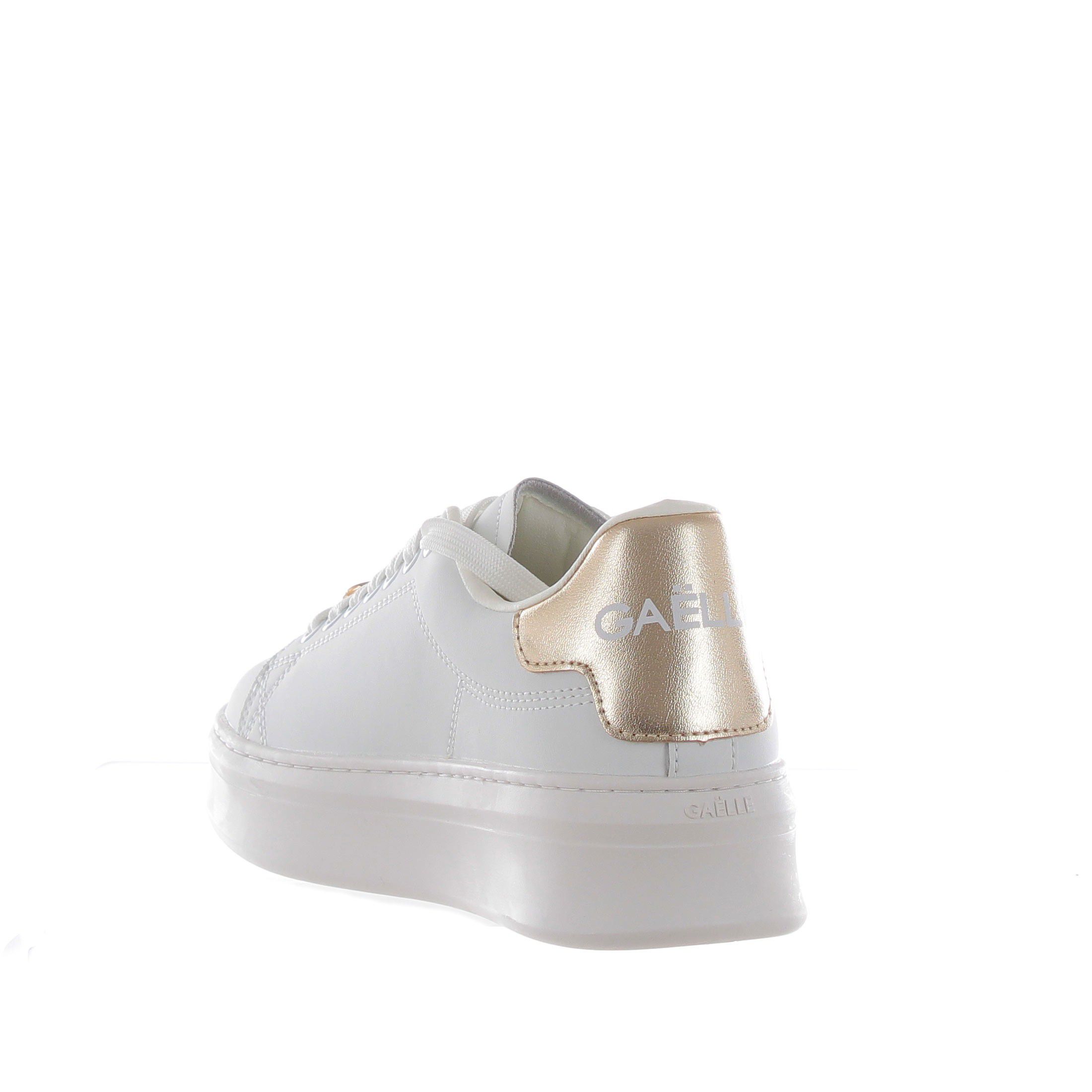 Gaëlle paris sneaker addict con tallone in ecopelle laminato da donna