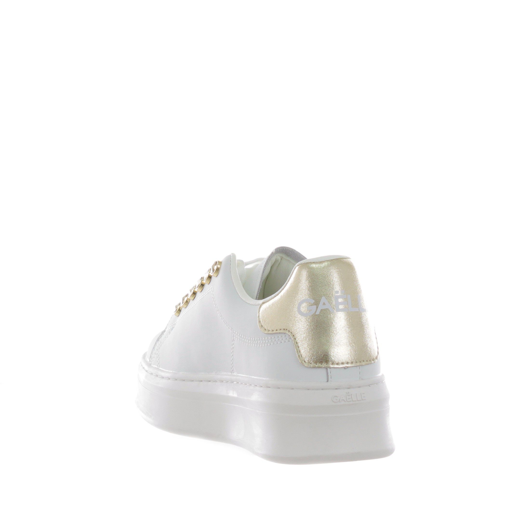 Gaëlle paris sneaker addict con tallone in ecopelle laminato da donna
