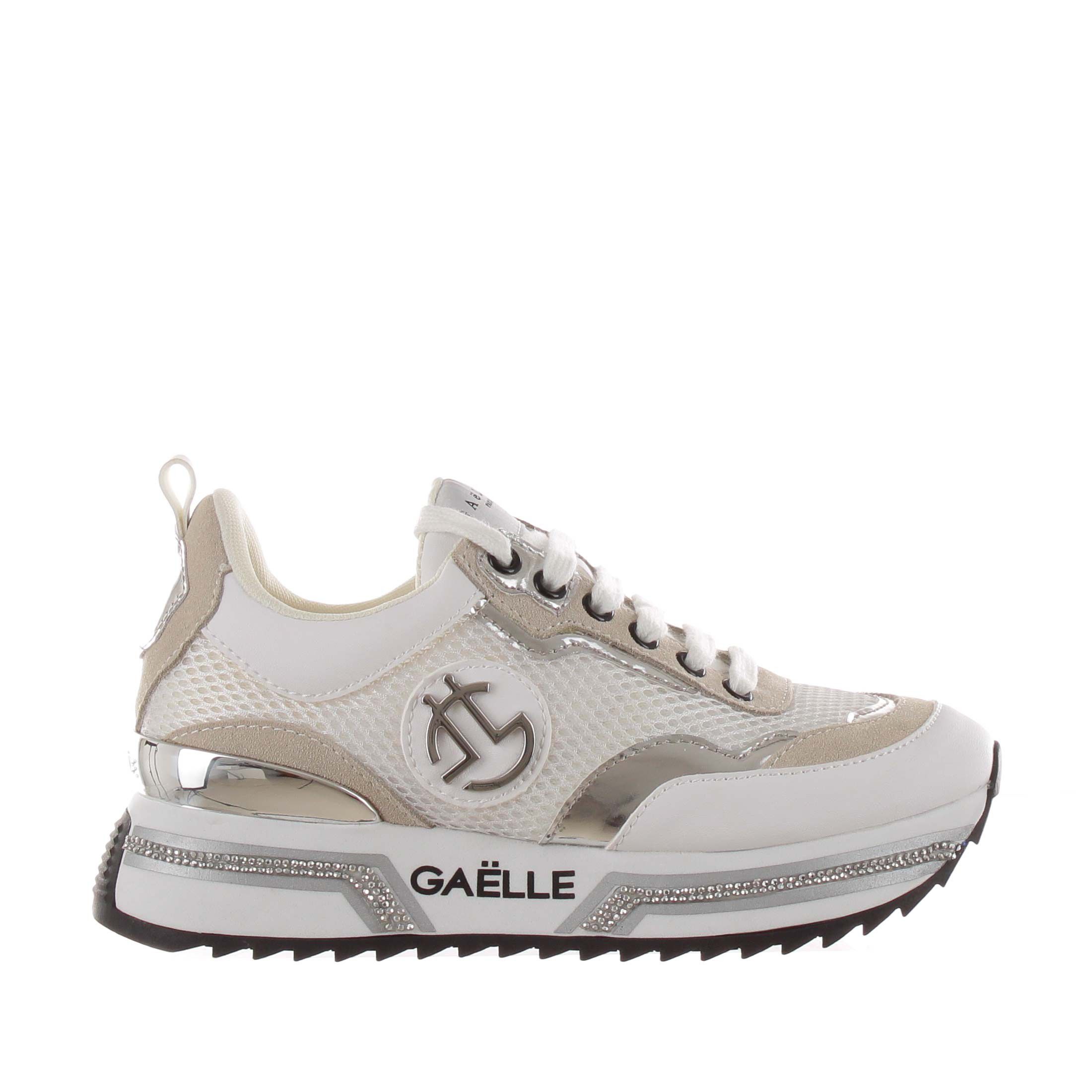 Gaëlle paris sneaker running in pelle e mesh da donna