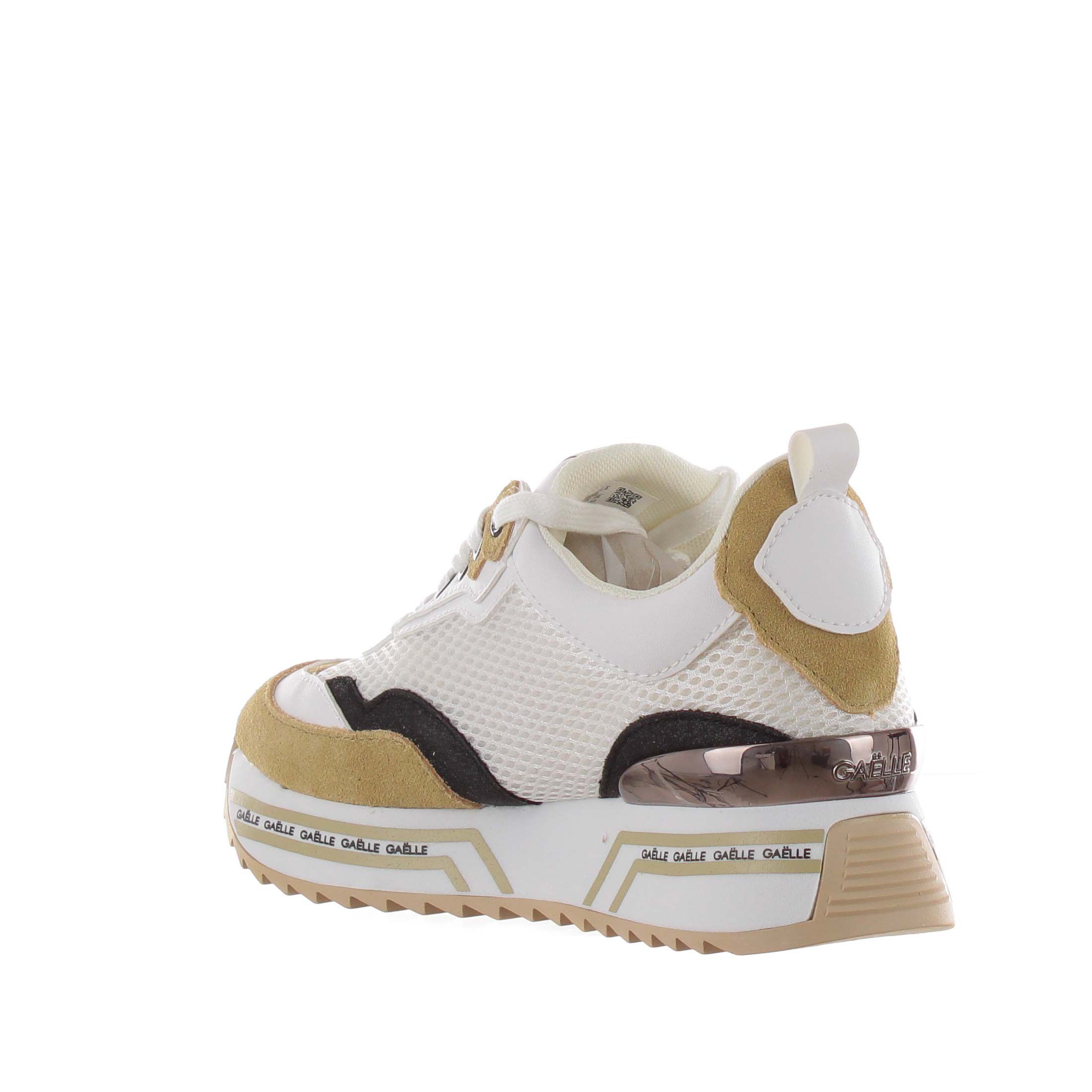 Gaëlle paris sneaker running in suede e mesh da donna