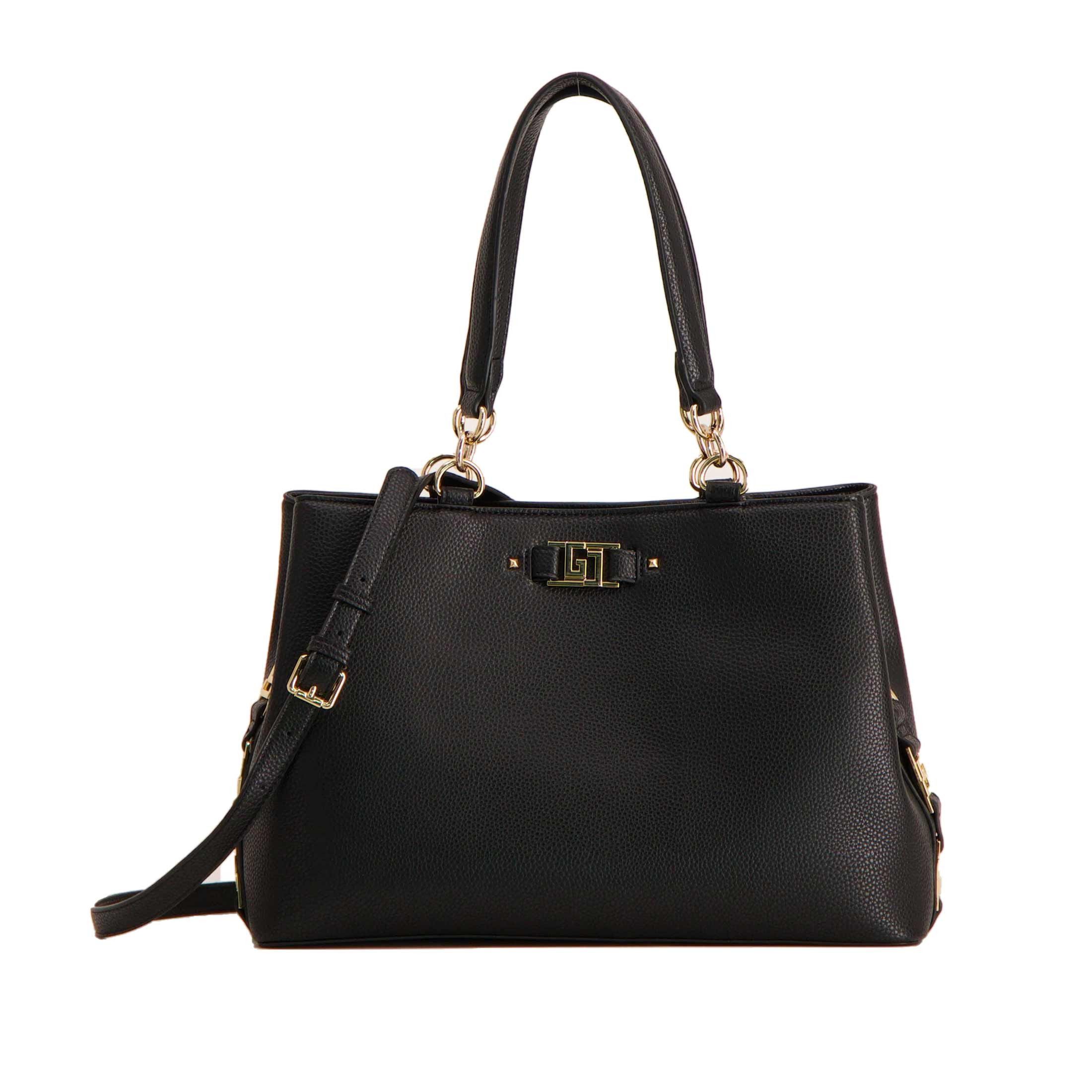 Gaudì borsa shopping in similpelle martellata da donna