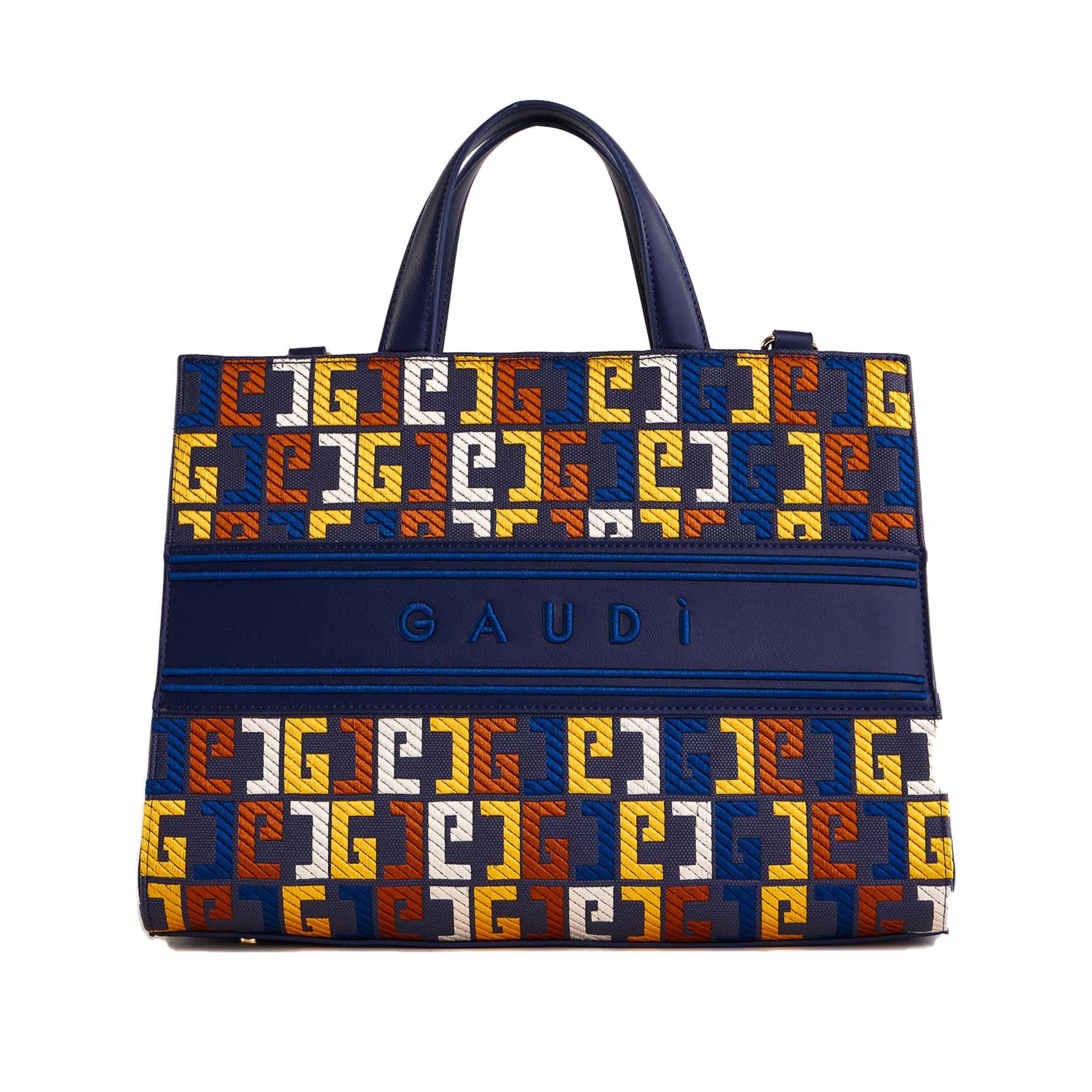 Gaudì handbag linea ada summer in similpelle e tela da donna