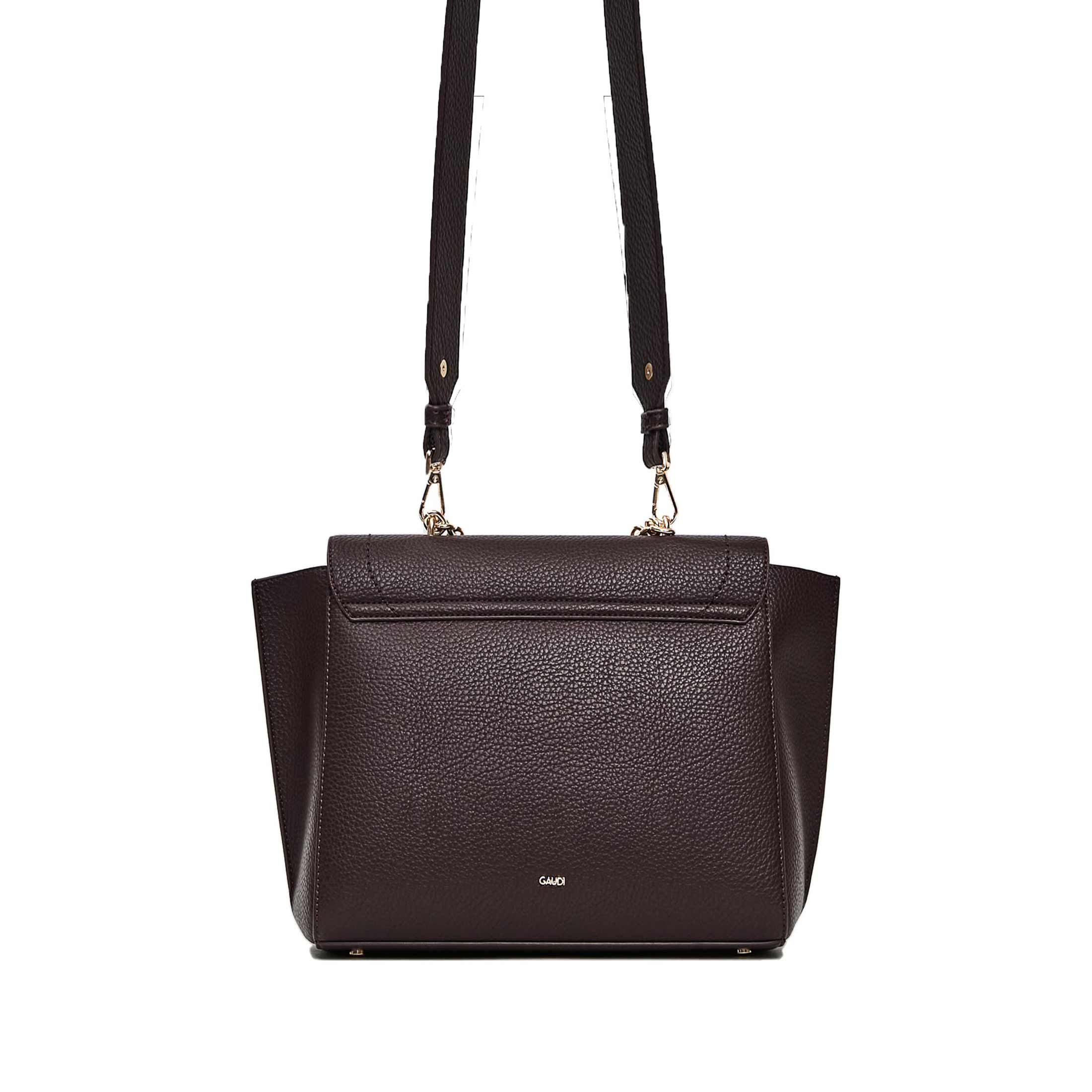 Gaud&igrave; small handbag  erin in similpelle con grana da donna