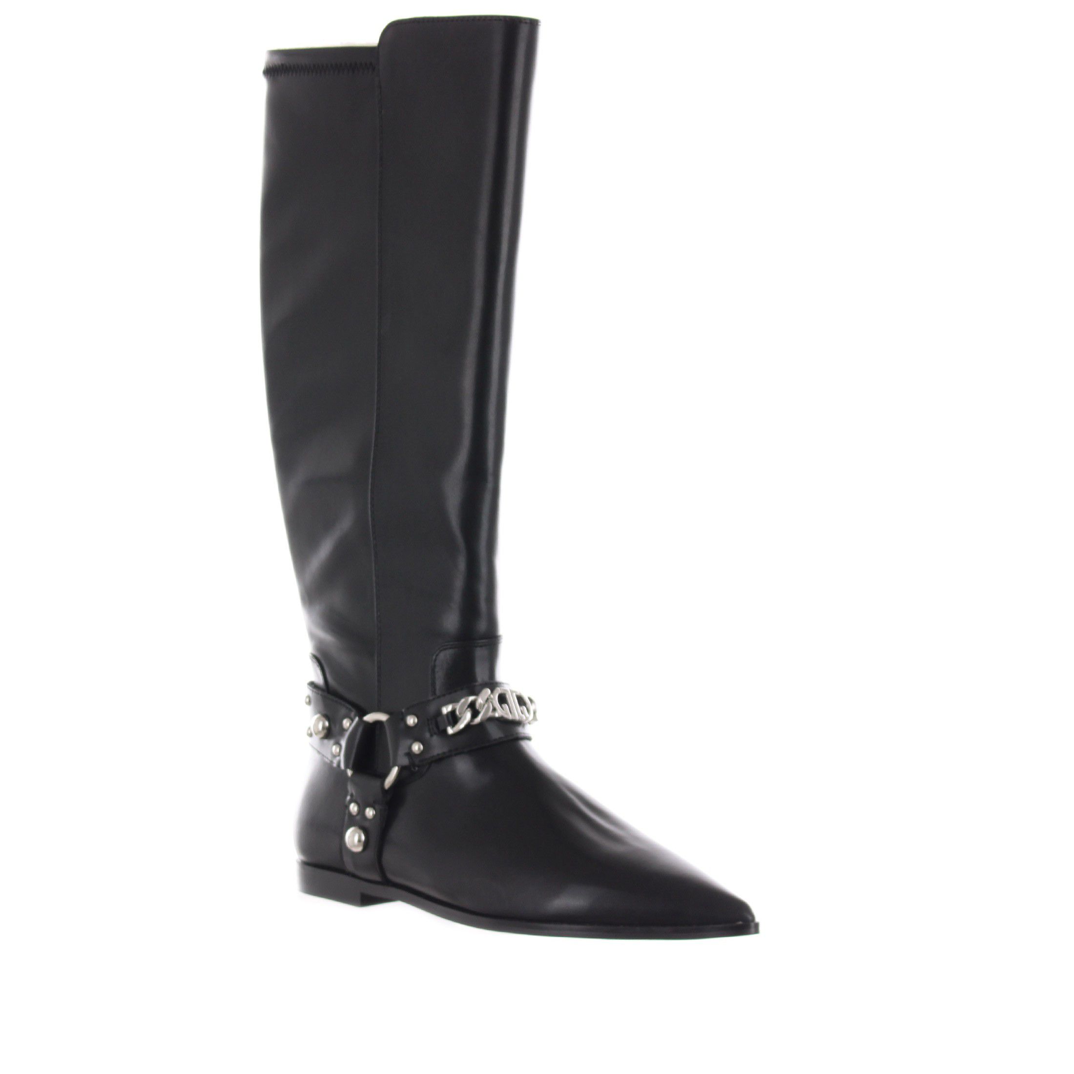 Gaudì stivale a punta flossy greedy in pelle da donna