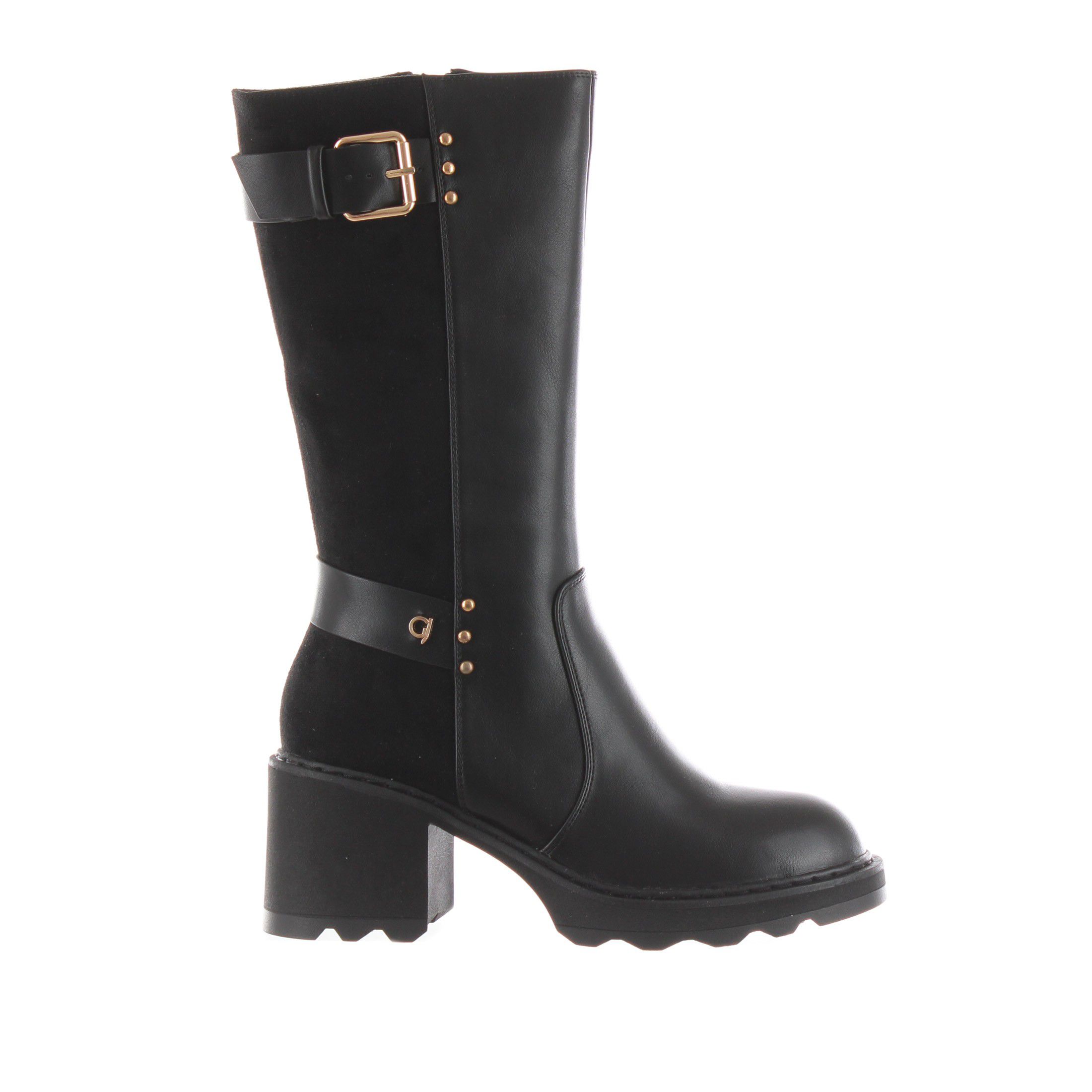 Gaudì stivale in pelle e camoscio da donna
