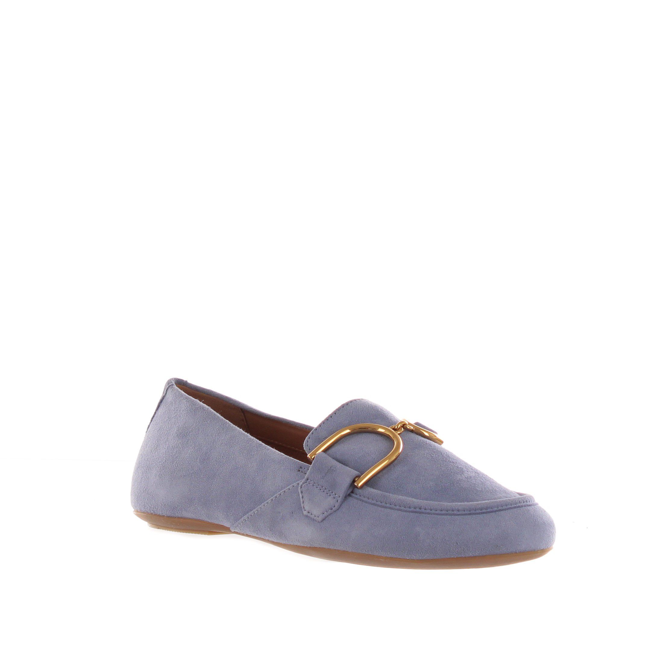 Geox mocassino palmaria in camoscio da donna