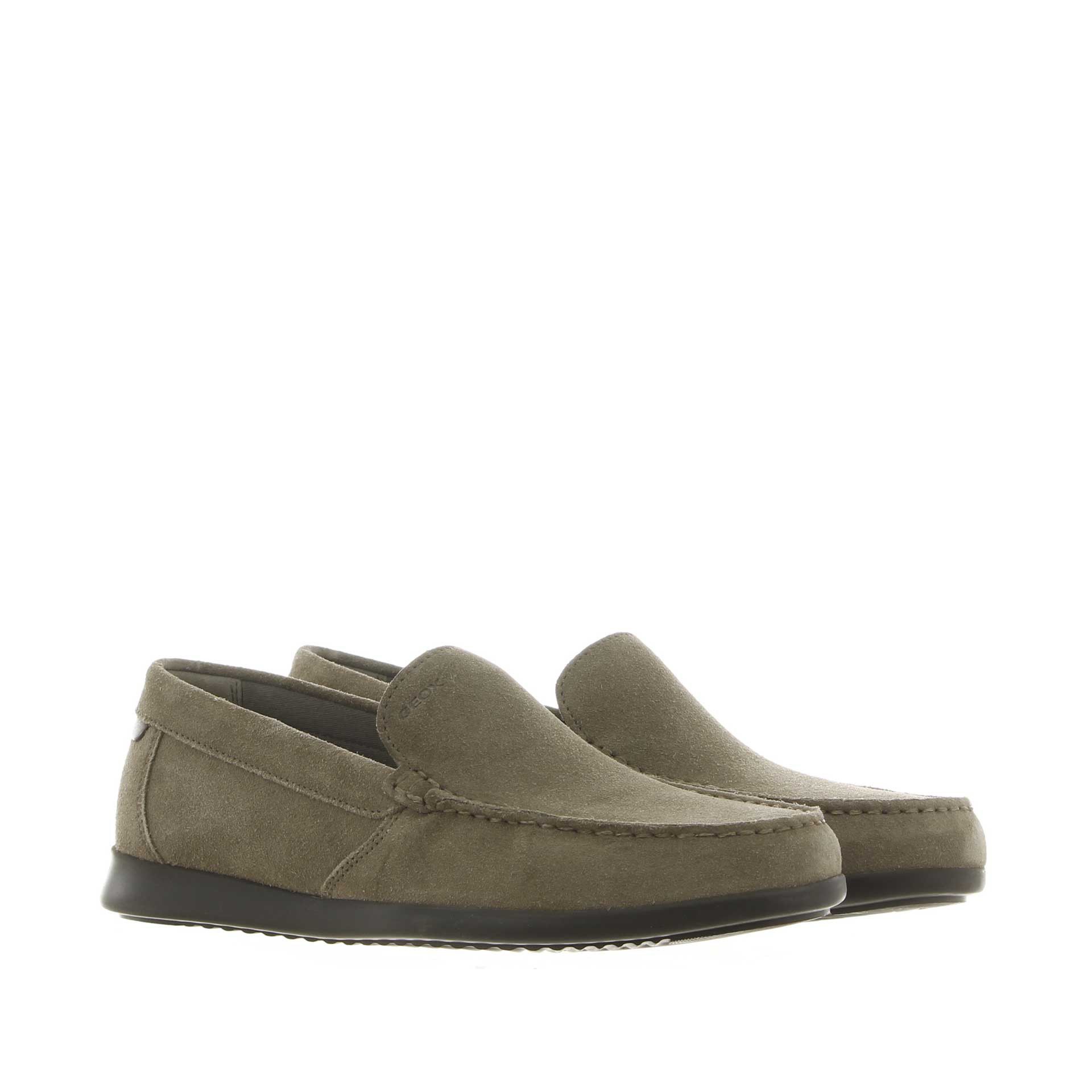 Geox mocassino sile a in suede da uomo