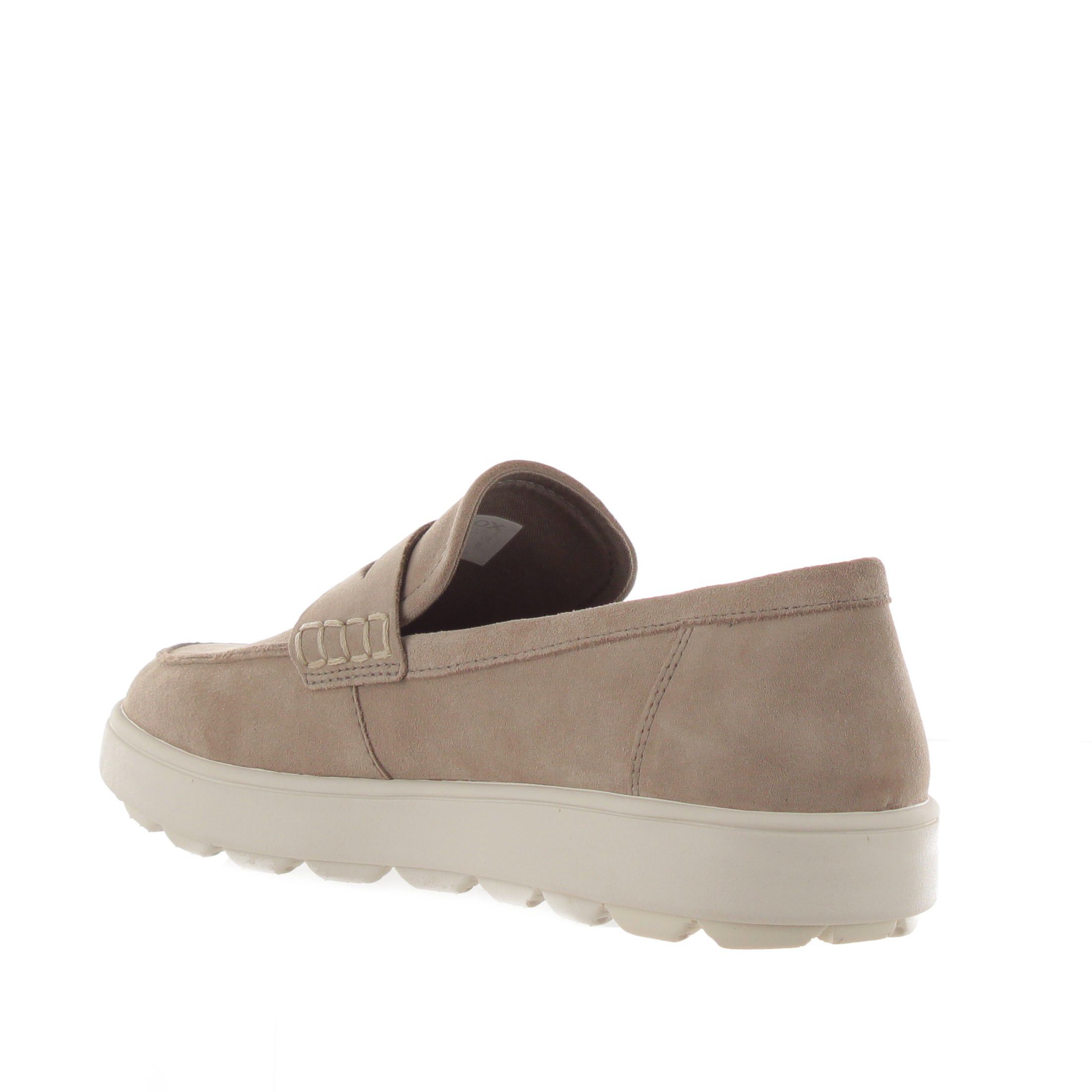 Geox mocassino spherica in camoscio da uomo