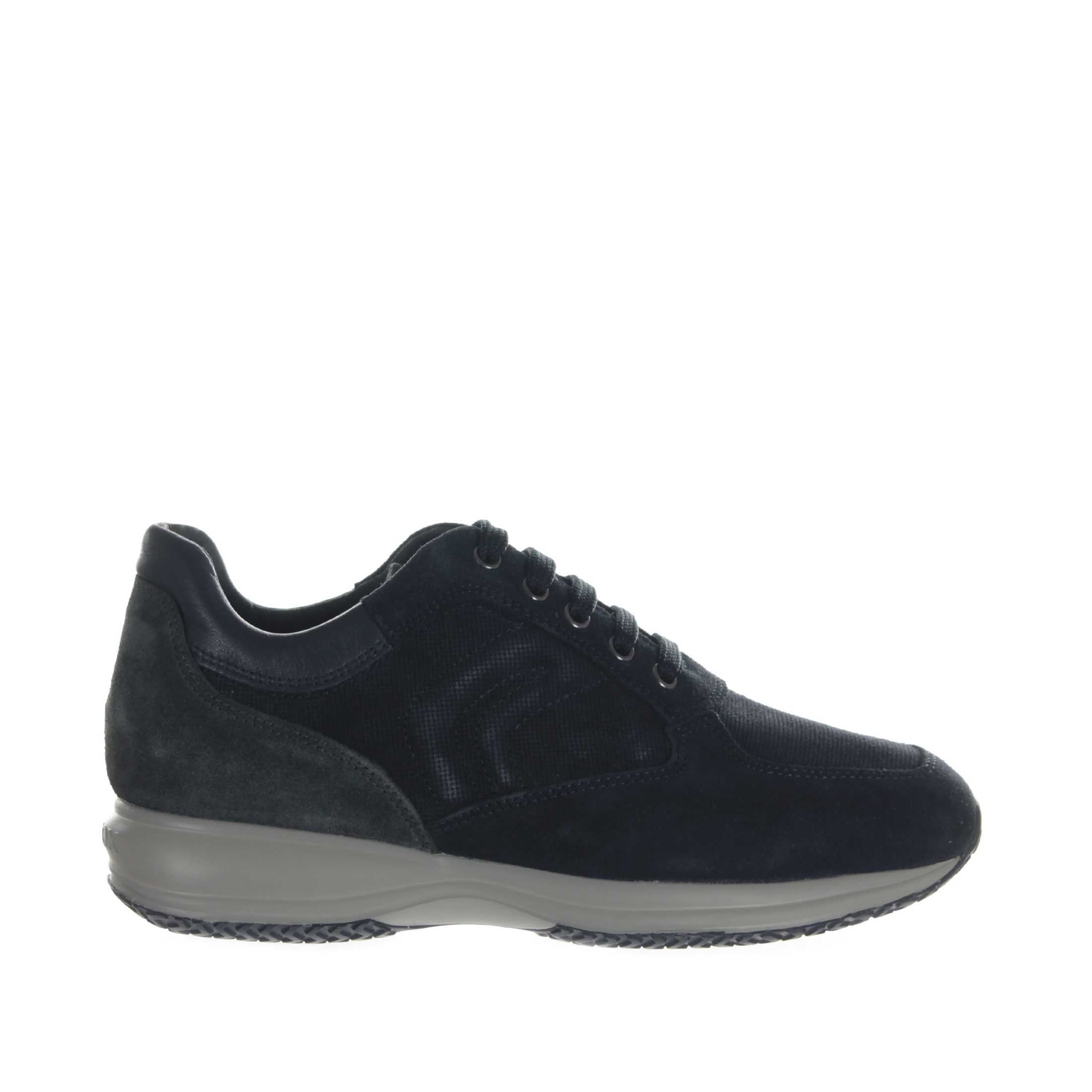 Geox sneaker happy h in suede da uomo