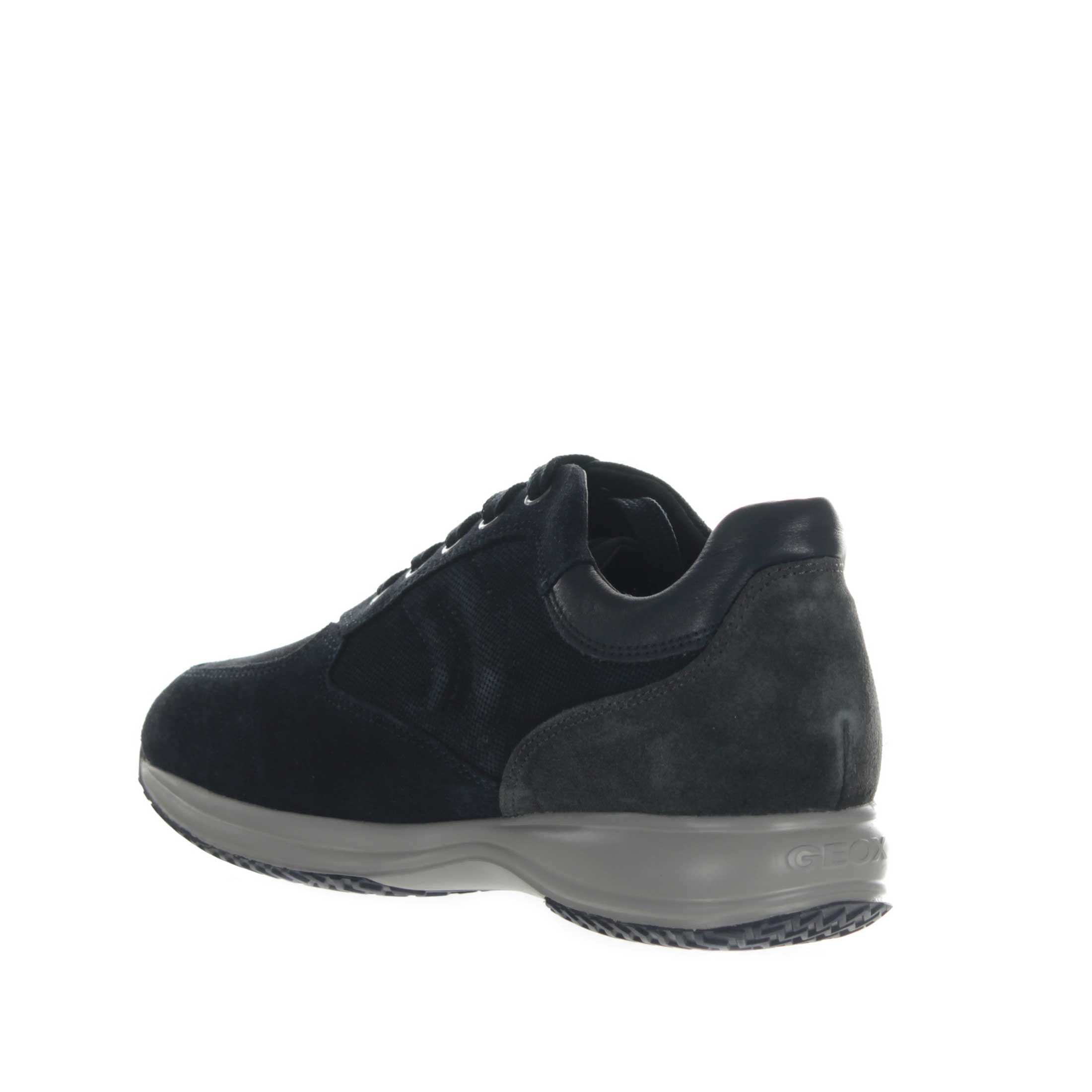 Geox sneaker happy h in suede da uomo