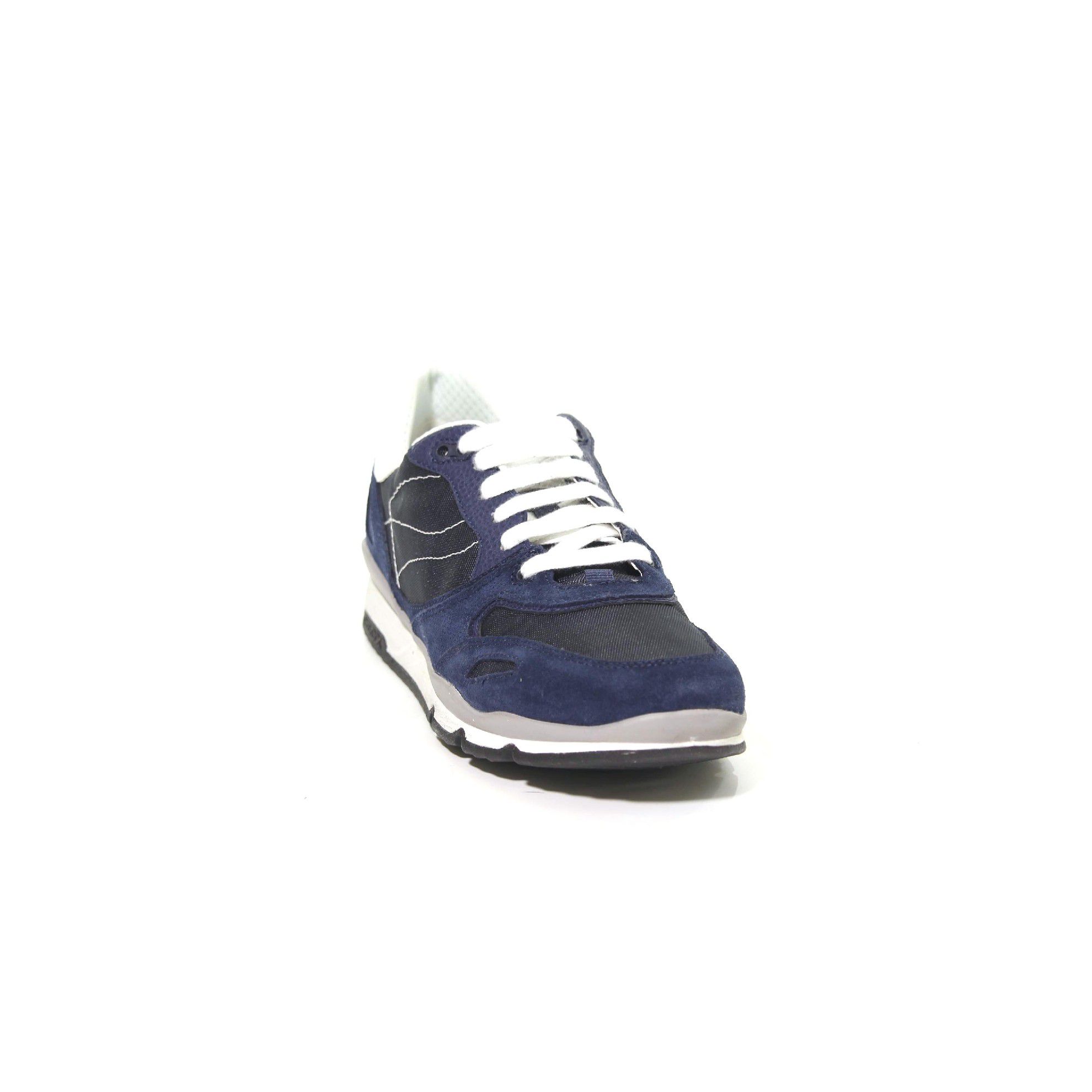 Geox sneaker sandford a in suede e tessuto tecnico da uomo