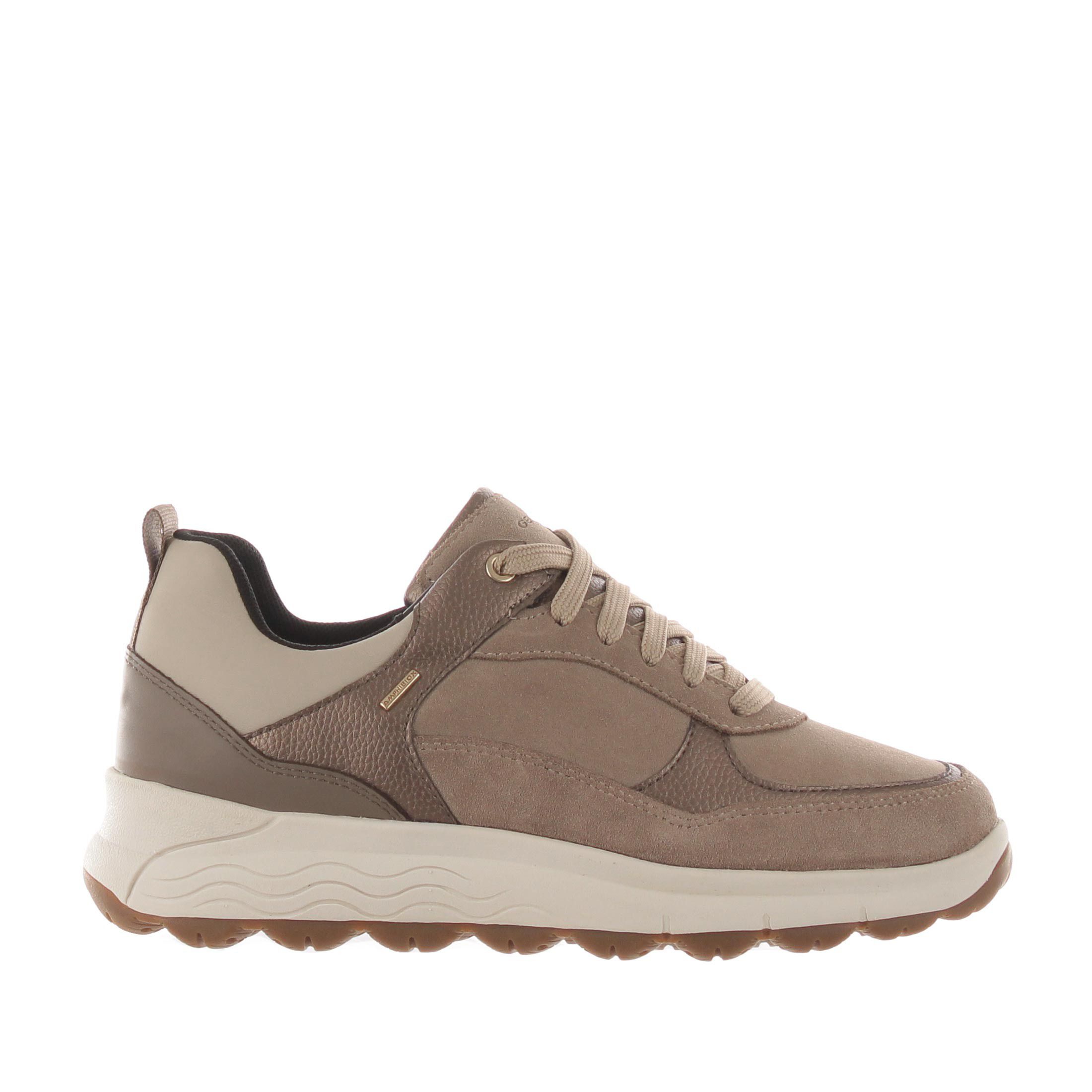 Geox sneaker spherica 4x4 b abx in camoscio da donna