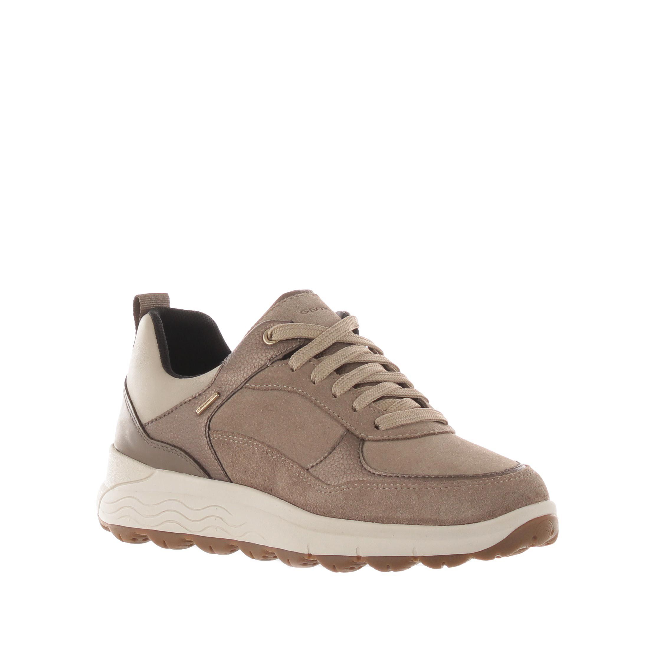 Geox sneaker spherica 4x4 b abx in camoscio da donna